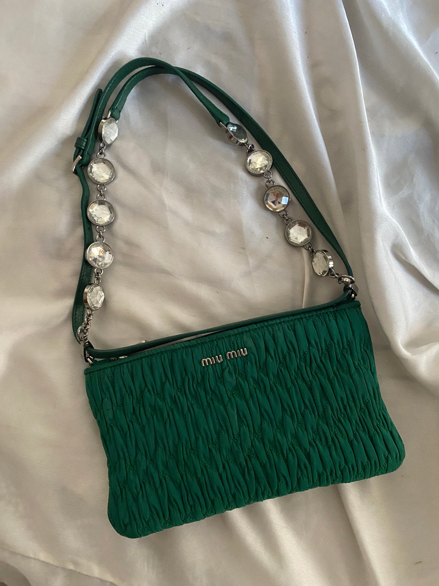 Miu Miu crystal pochette