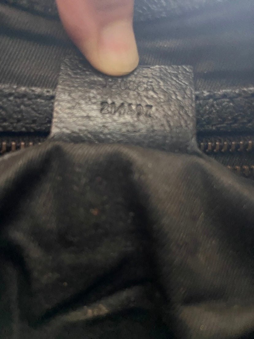 Gucci new Jackie mini era Frida Giannini monogram nero