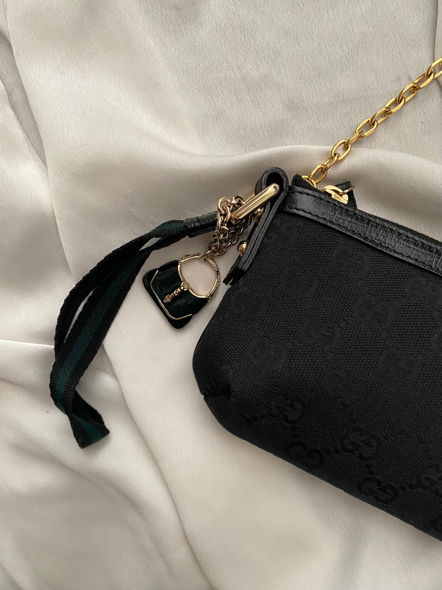 Gucci pochette monogram nero web