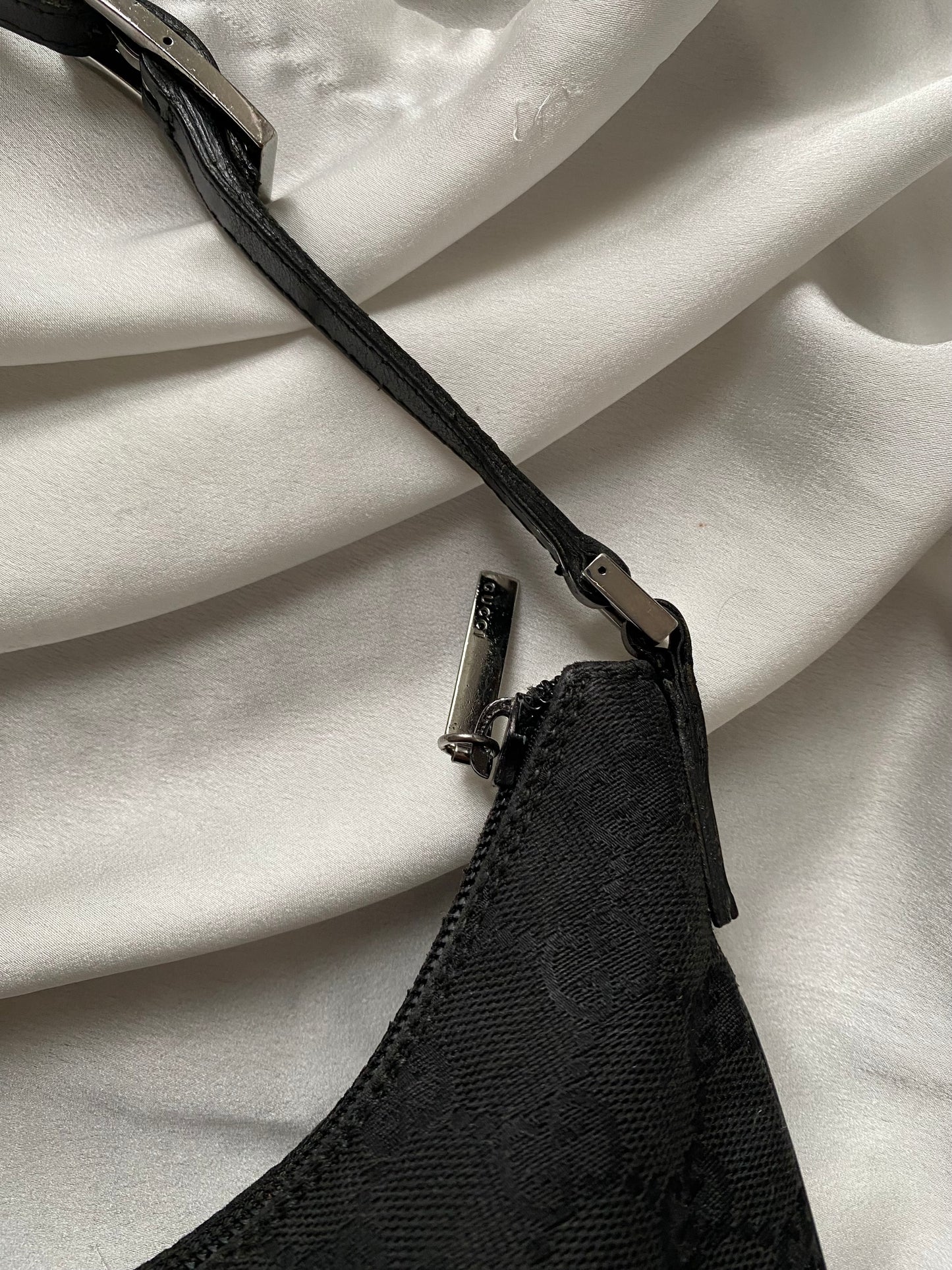 Gucci moon hobo monogram nero