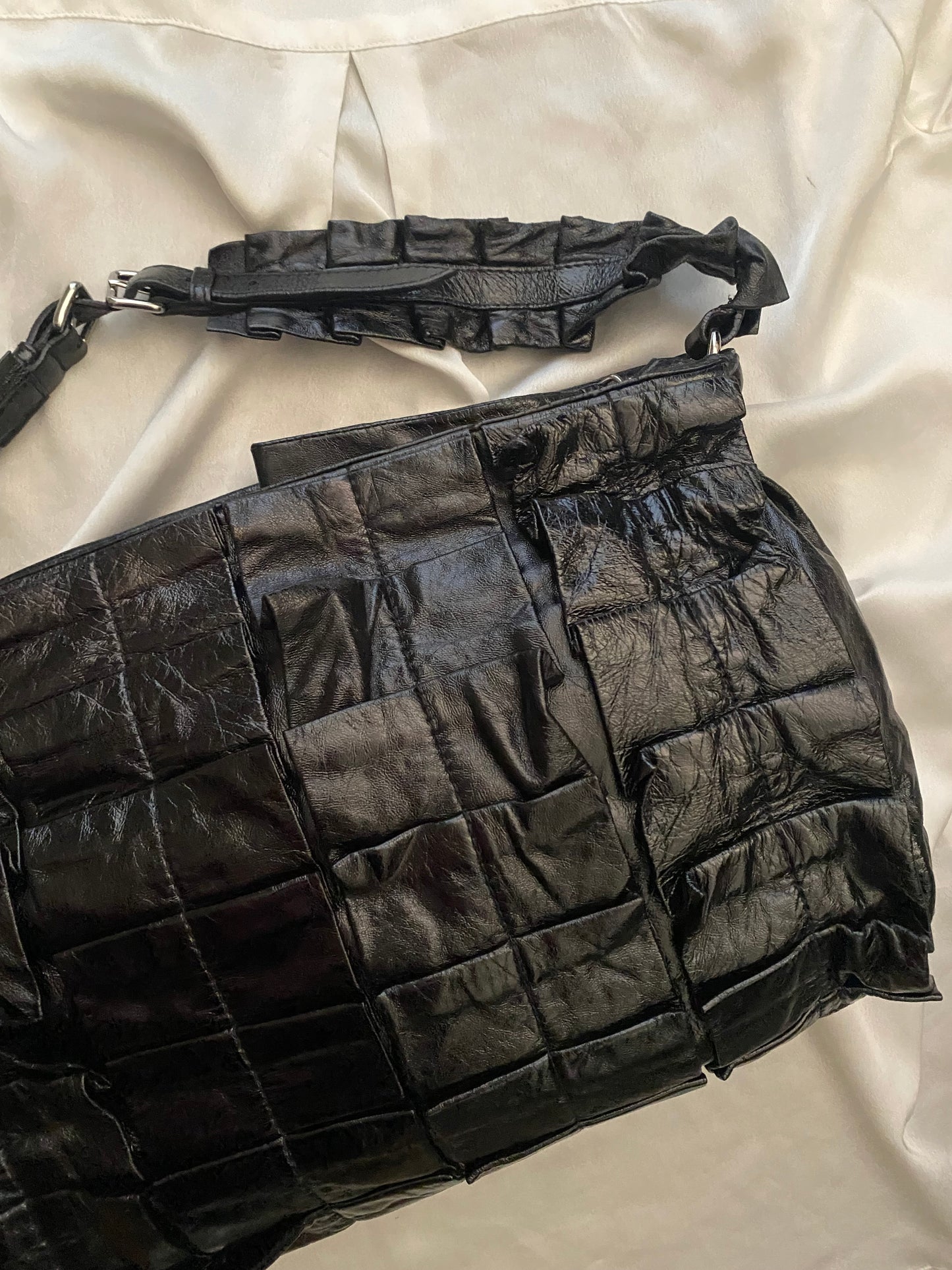 Miu miu wavy black bag