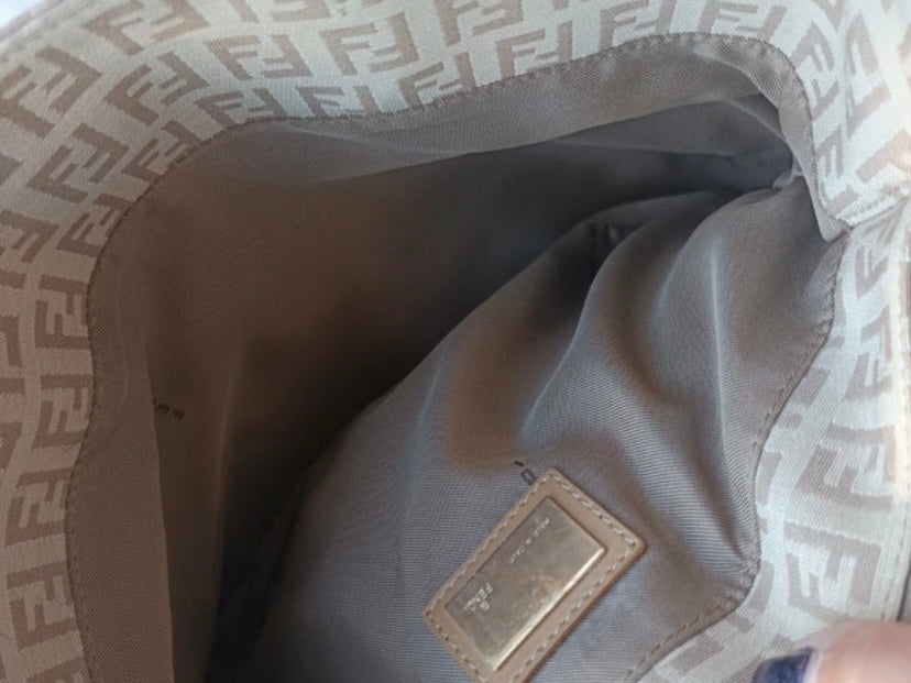 Fendi tote zucchino beige