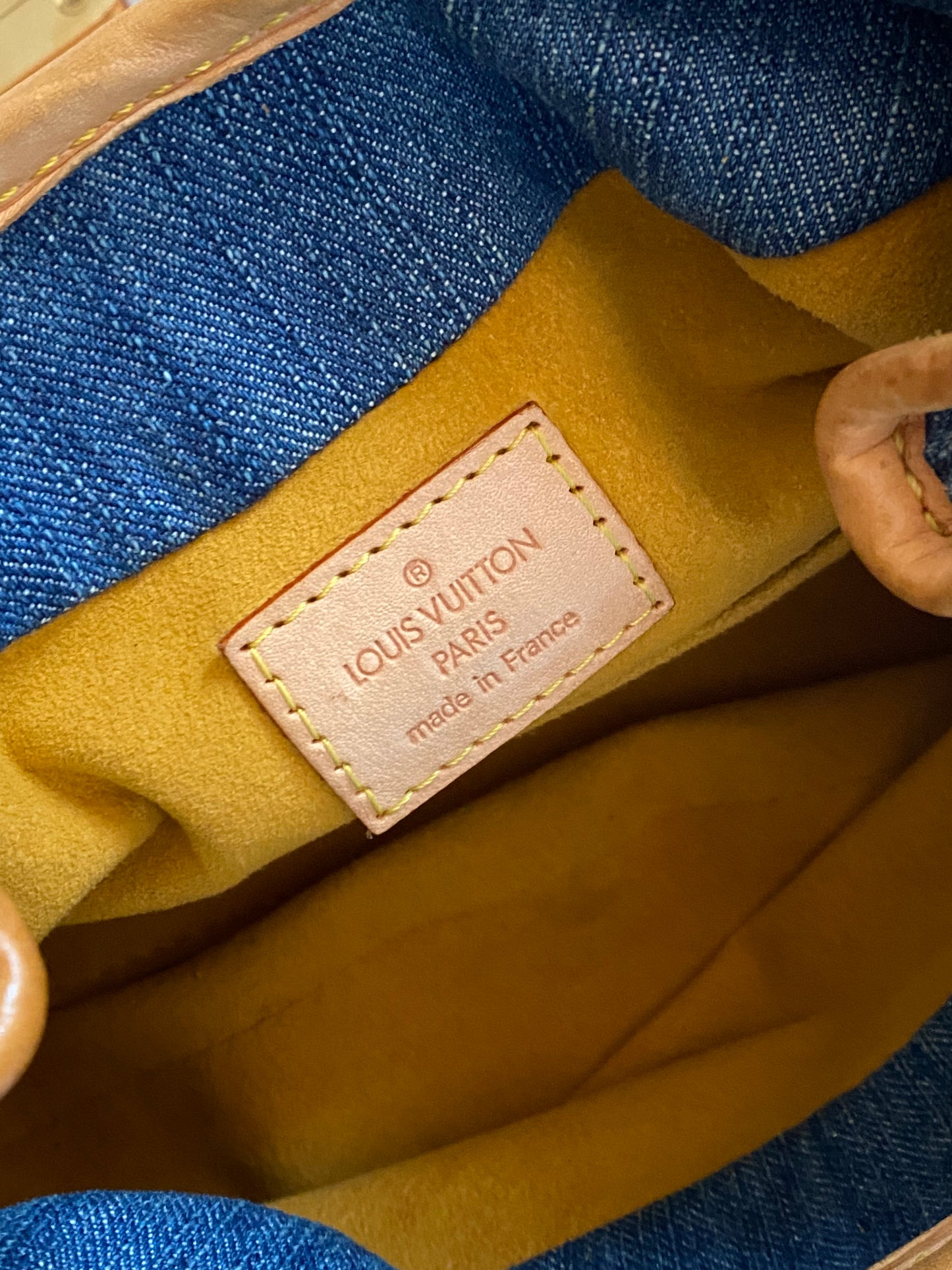 Louis Vuitton pleaty in denim