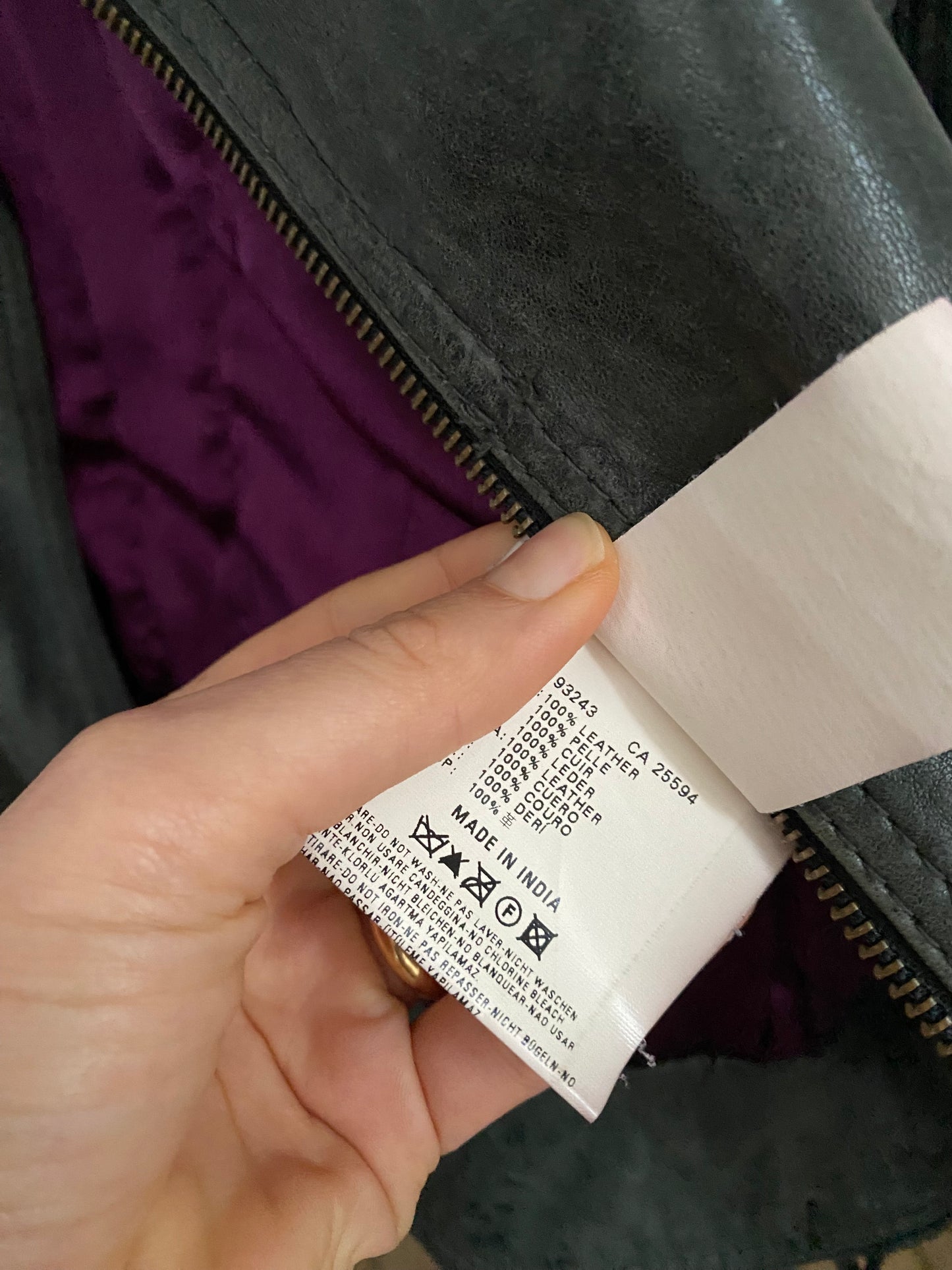 Diesel Corset Leather Jacket