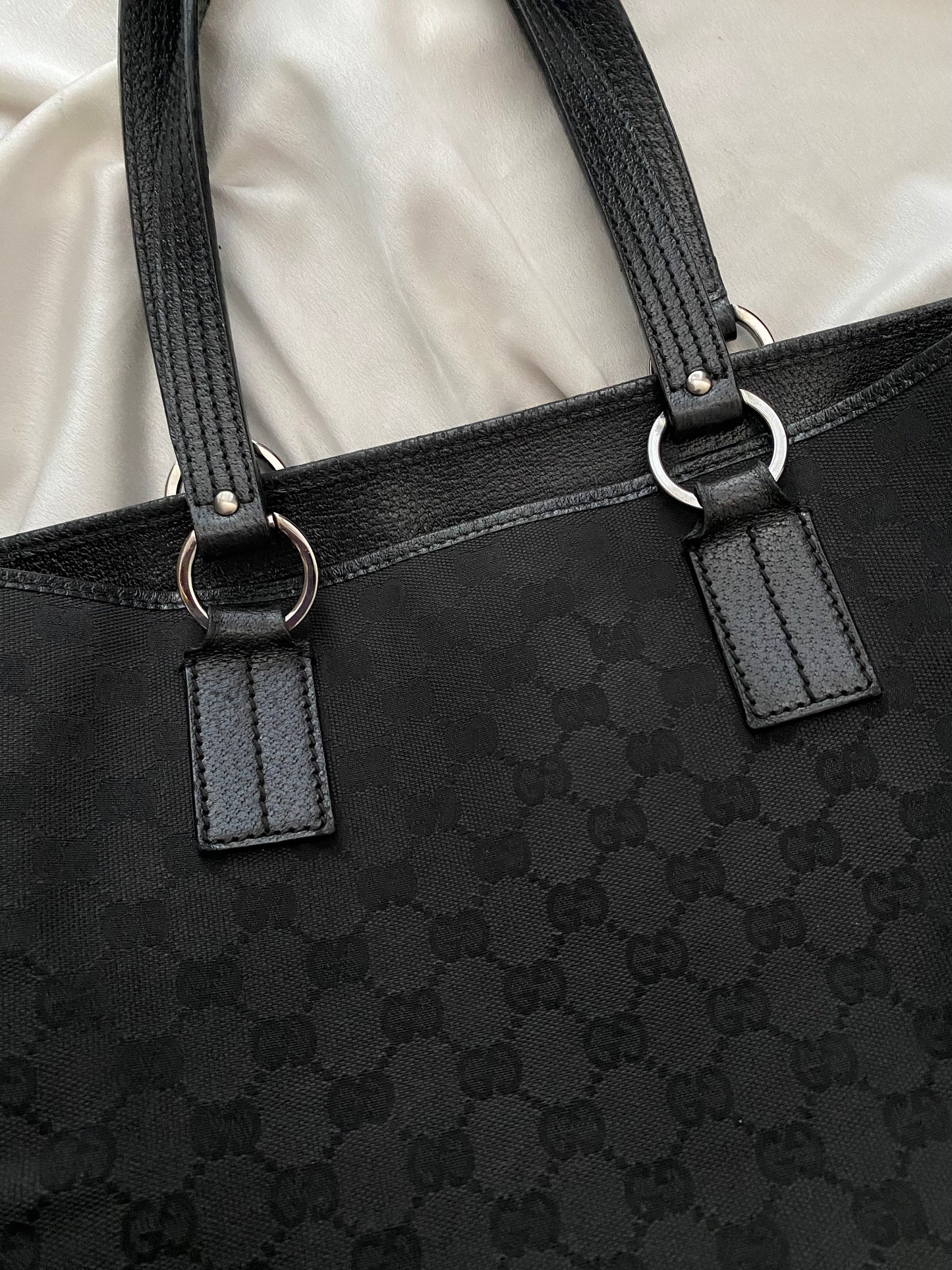 Gucci tote bag monogram nero