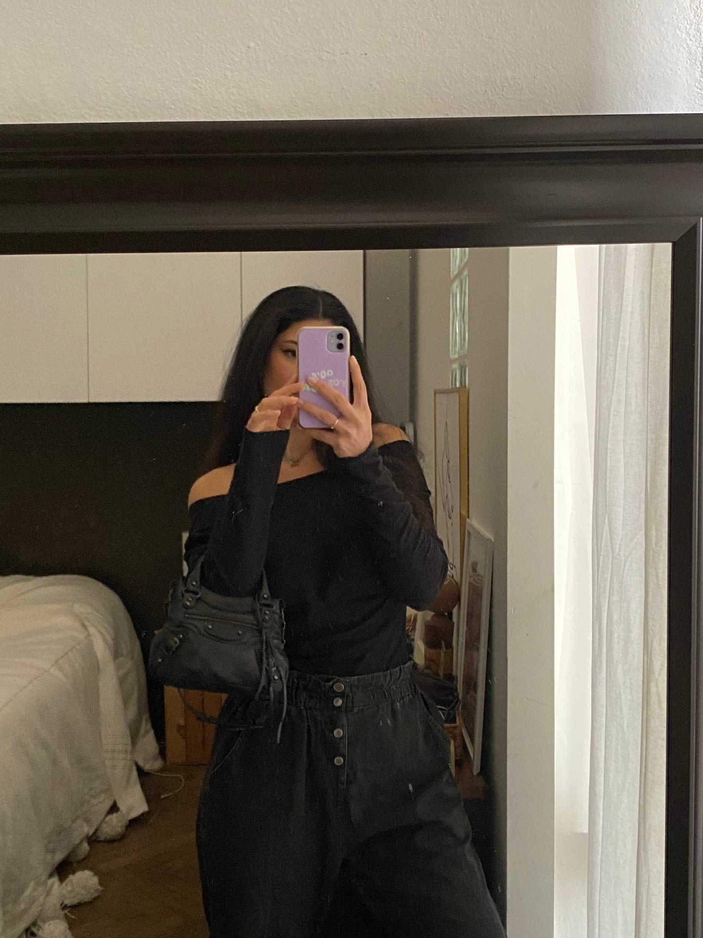 Balenciaga mini city classique chevre