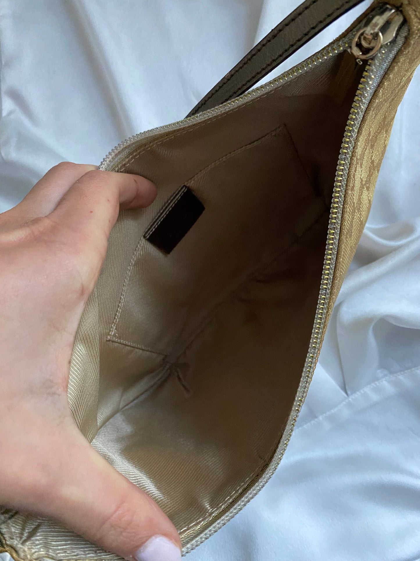 Gucci half moon gold