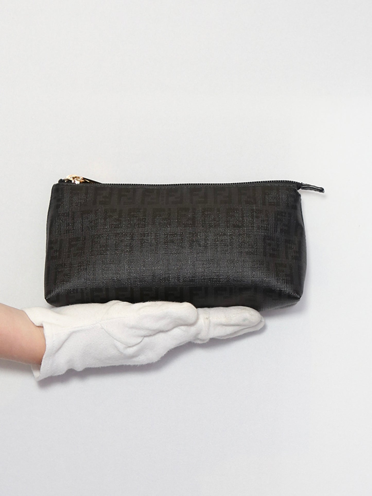 Fendi pochette zucchino black