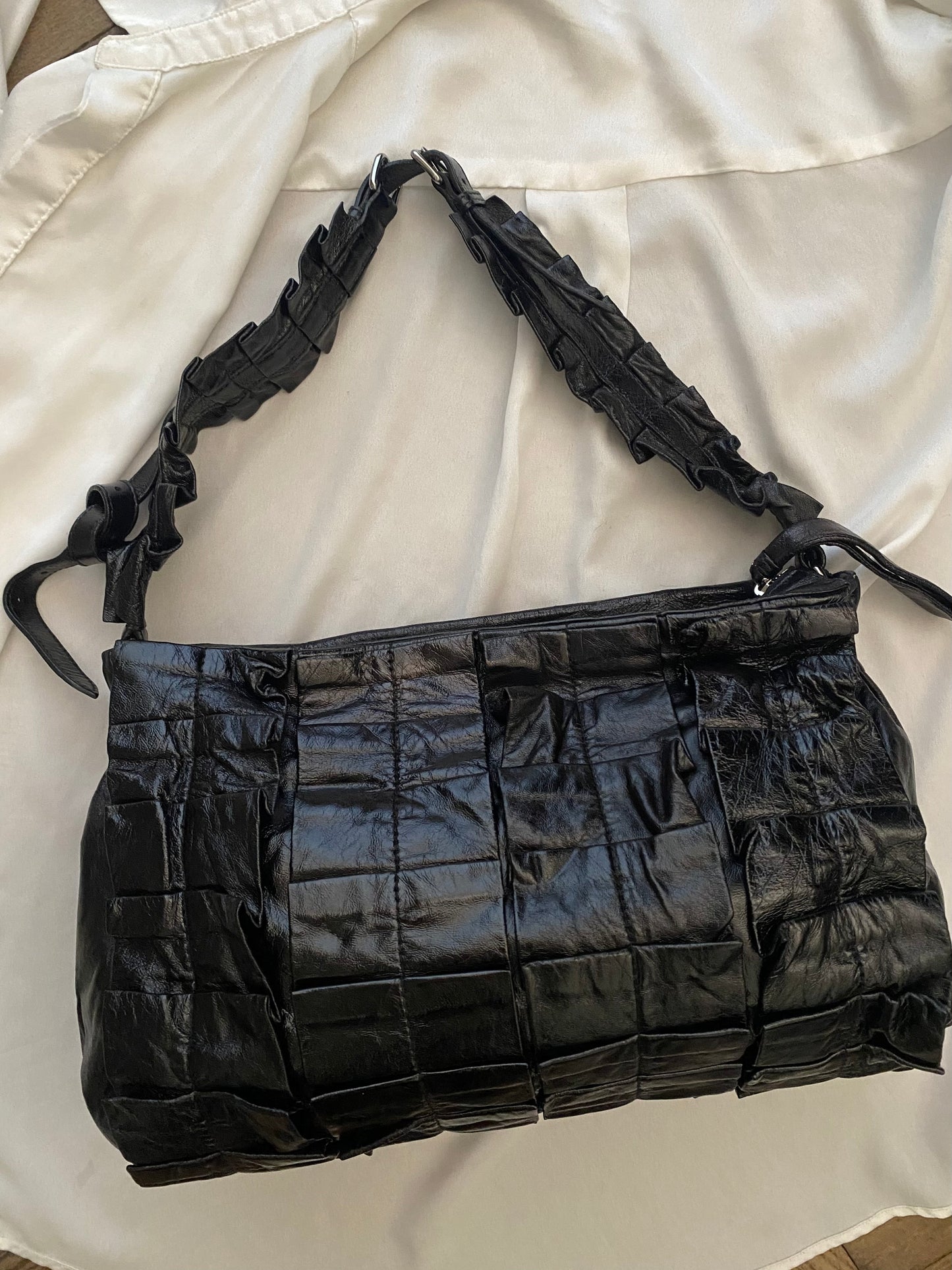Miu miu wavy black bag