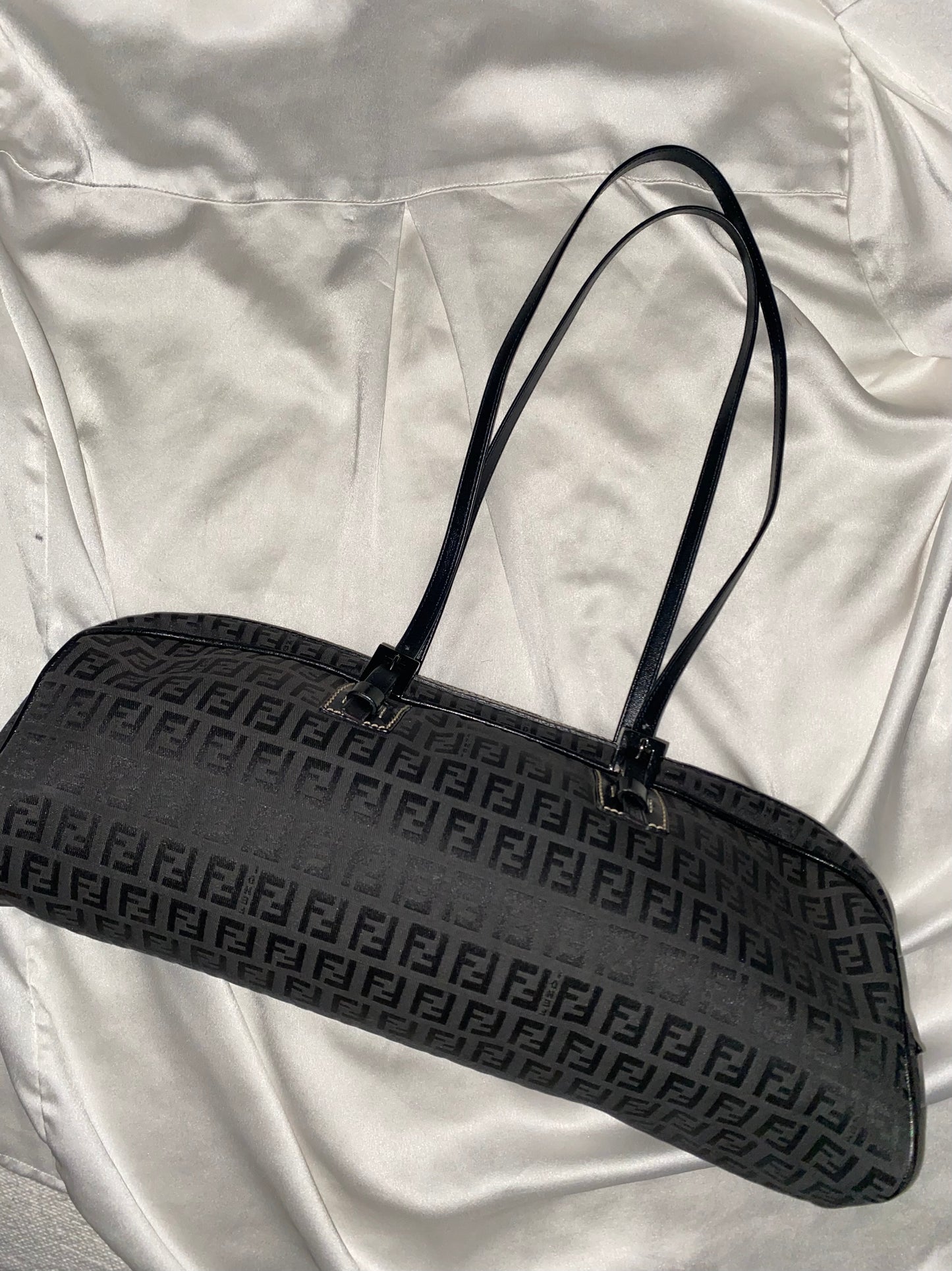Fendi bassotto monogram zucchino black