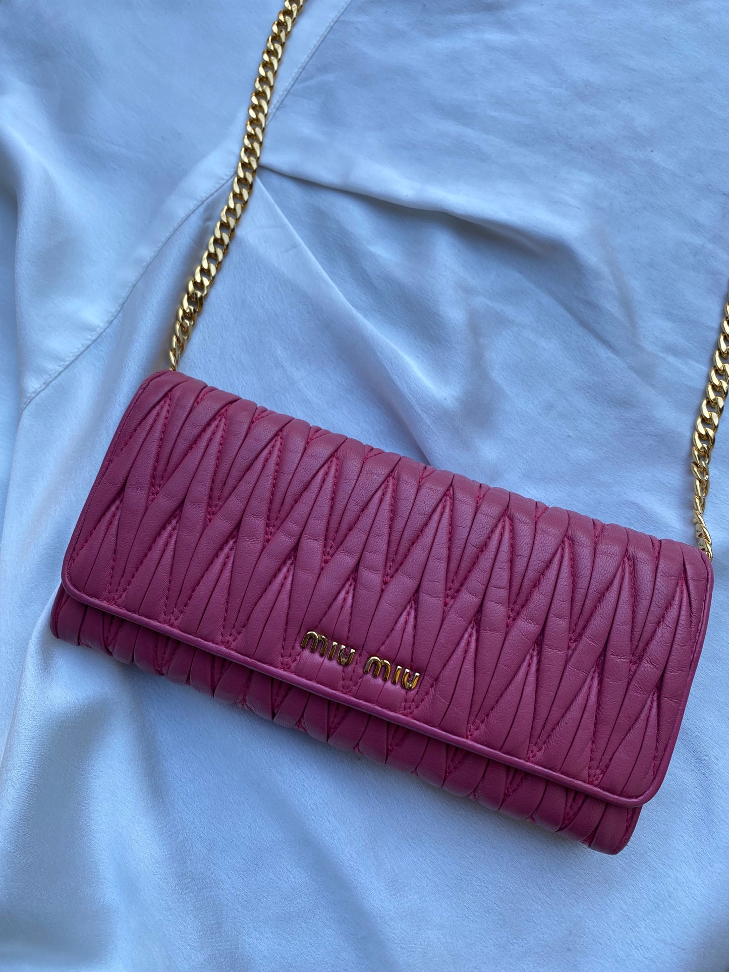 Miu miu pochette peonia