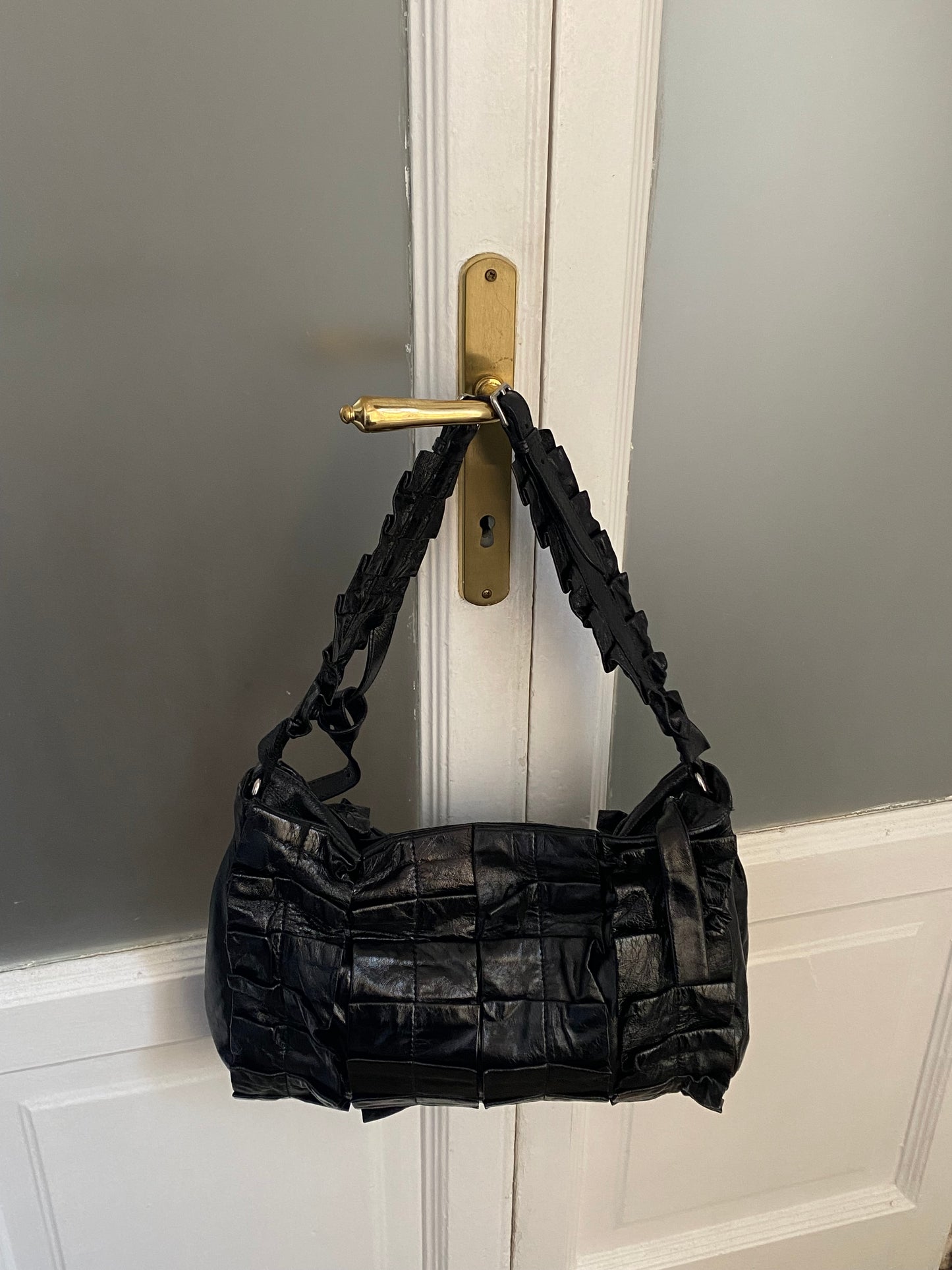 Miu miu wavy black bag