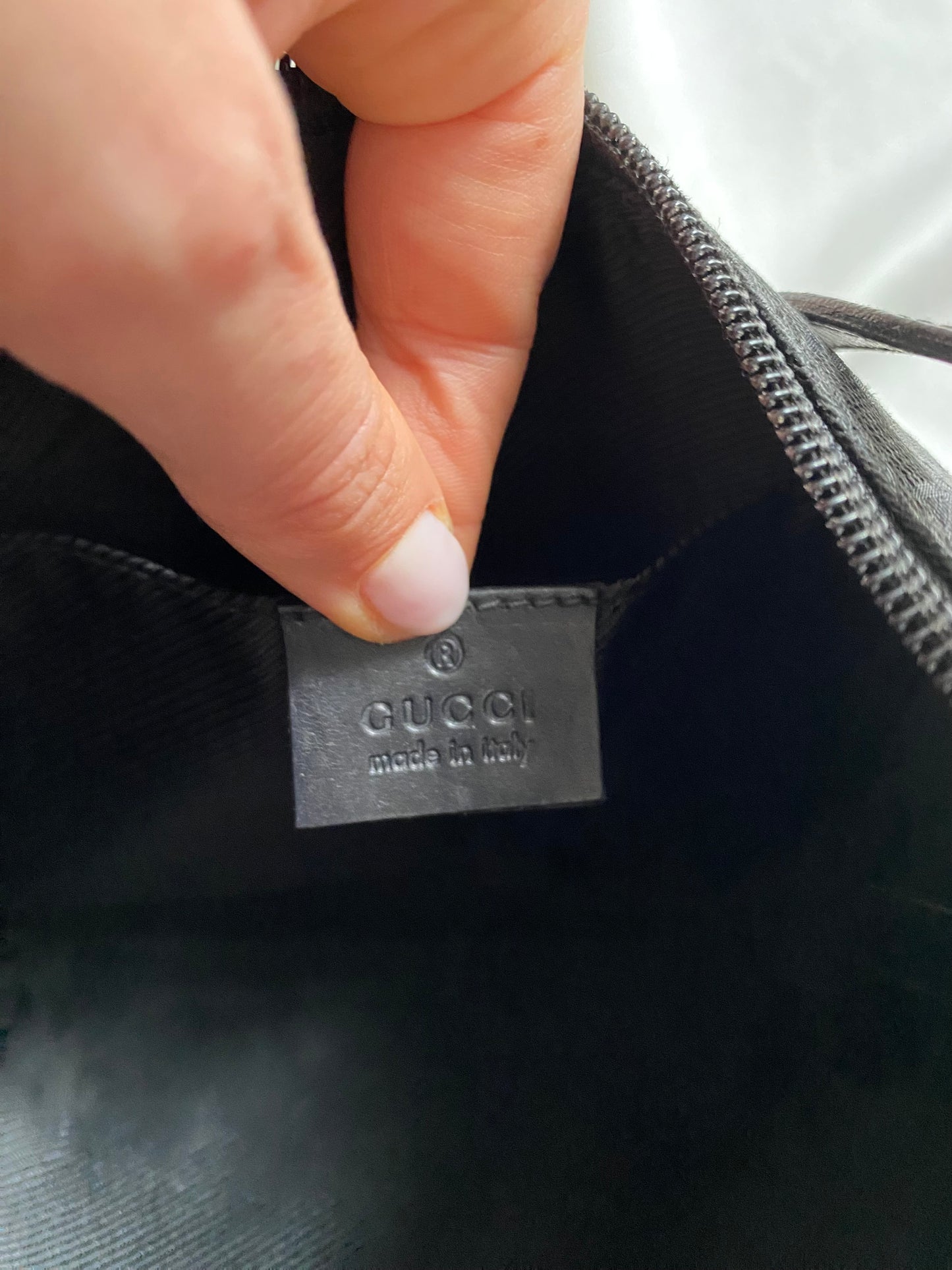 Gucci moon hobo monogram nero