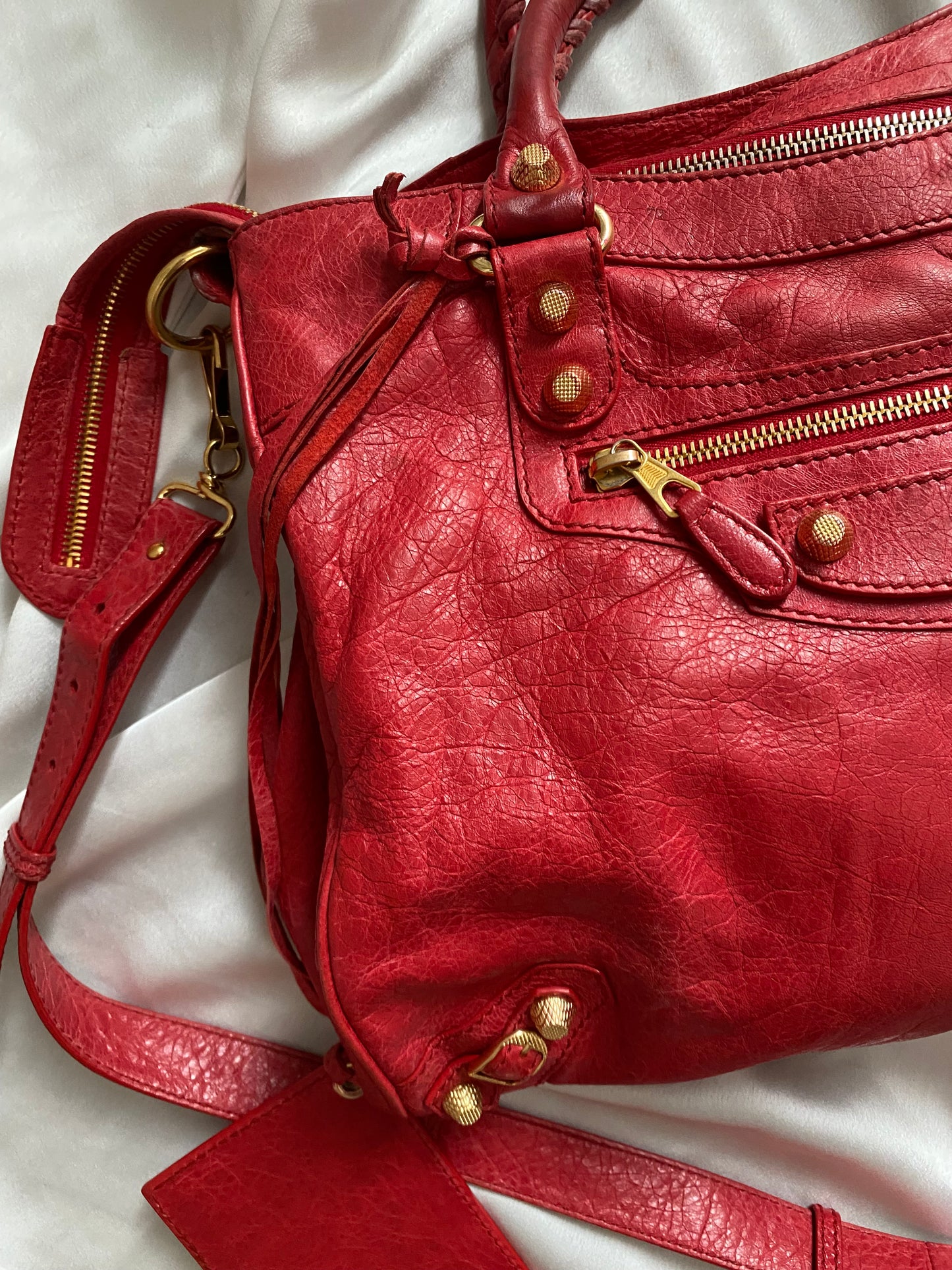 Balenciaga Velo rouge cardinal f/w 2013