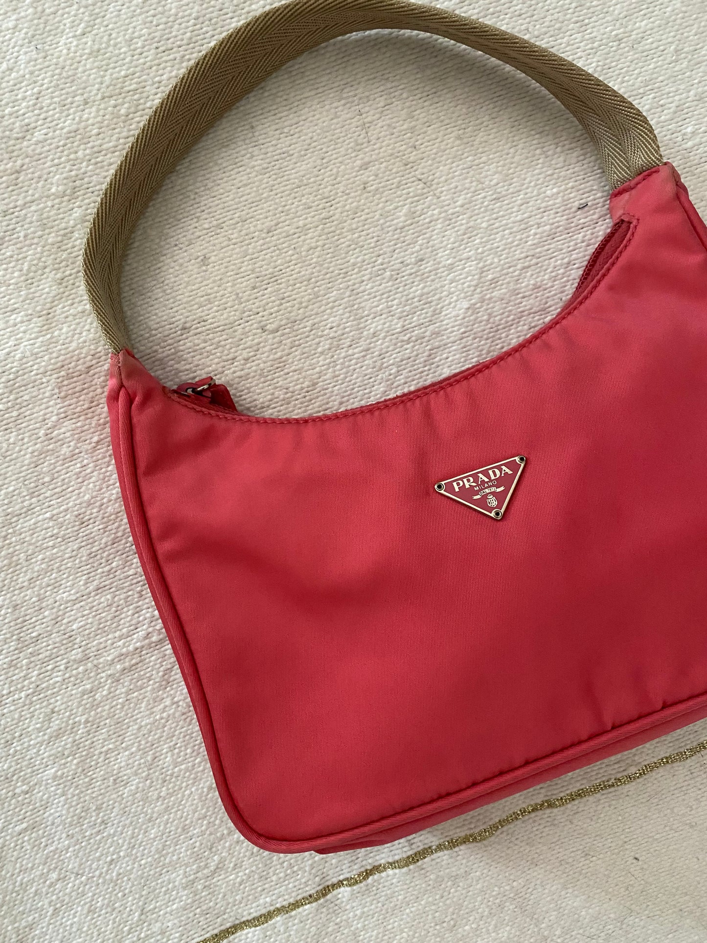 Prada hobo 2000 Barbie pink