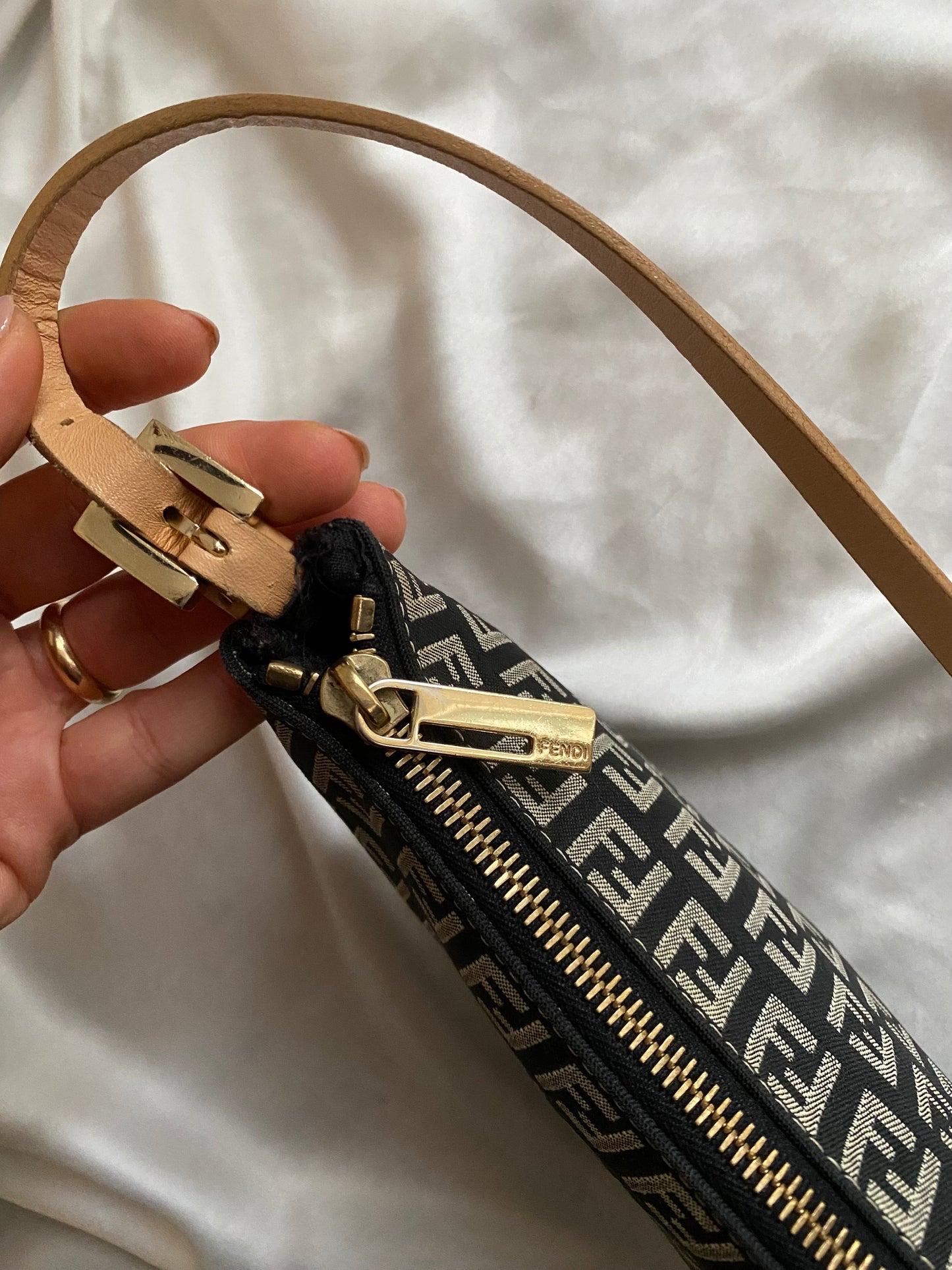 Fendi baguette half moon