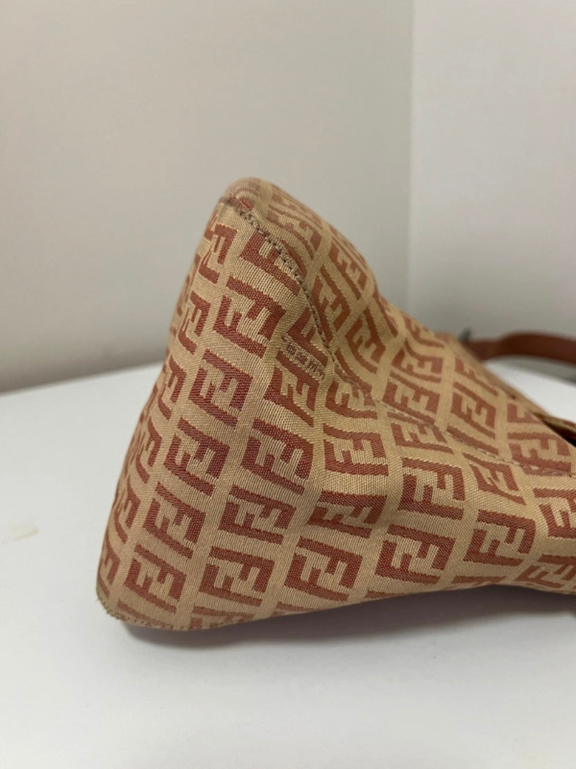 Fendi mamma double flap monogram rosa