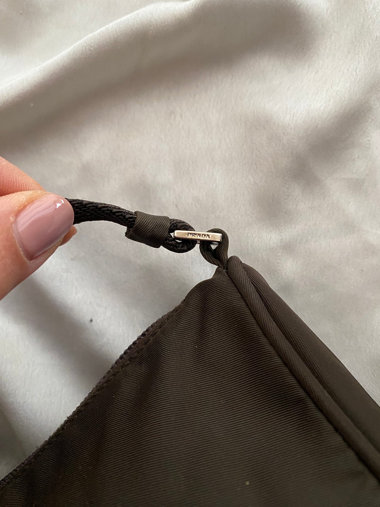 Prada hobo 2002 extra dark brown