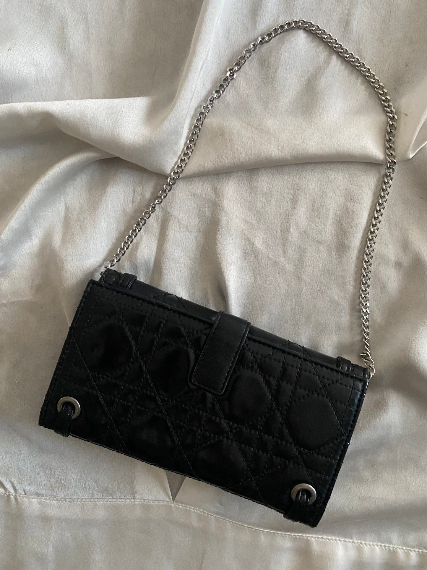 Dior pochette dragonne cannage