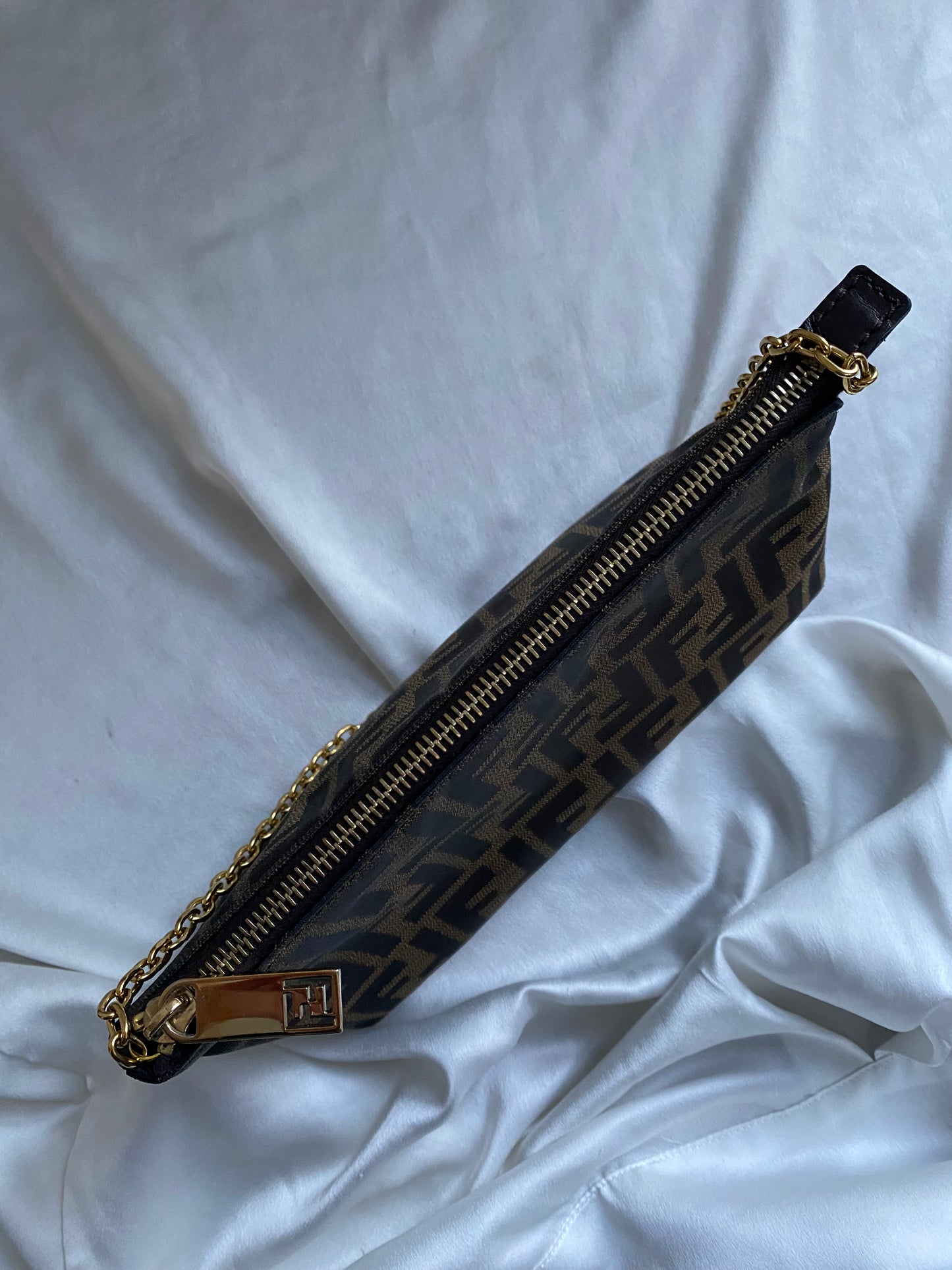 Fendi zucca clutch