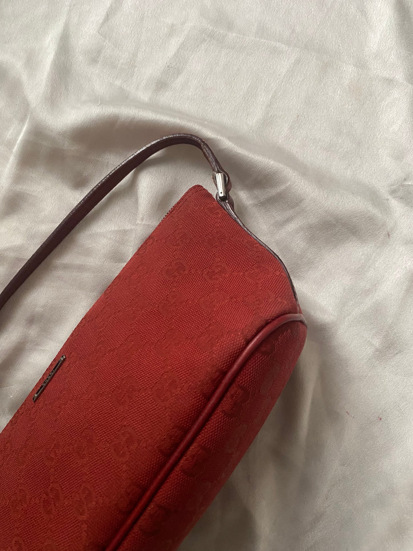 Gucci boat baguette burgundy