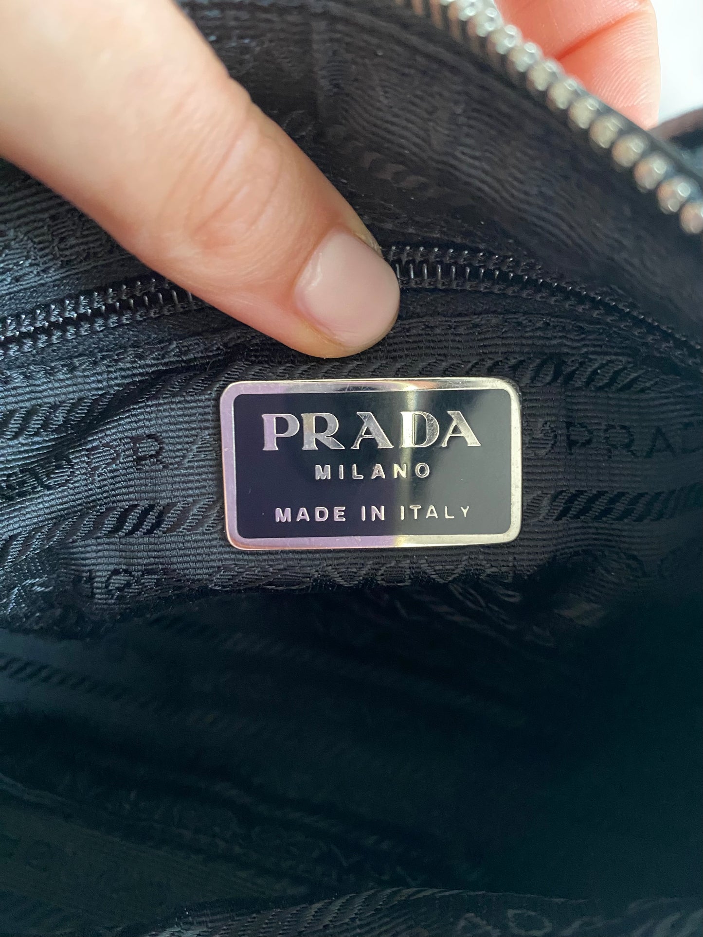 Prada hobo 2002 nylon e pelle
