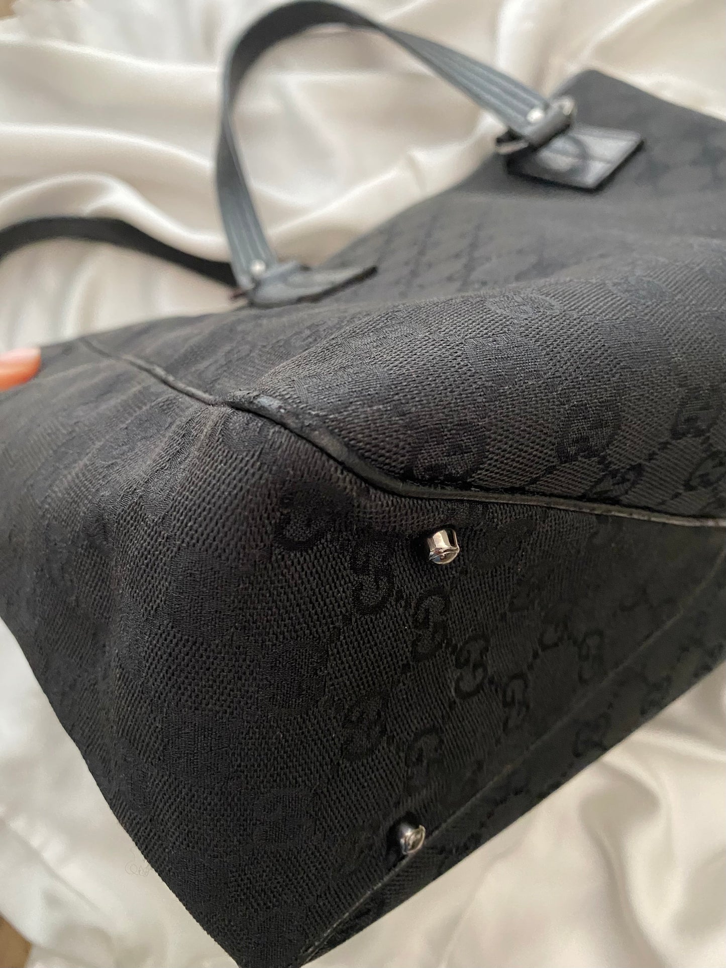 Gucci tote bag monogram nero