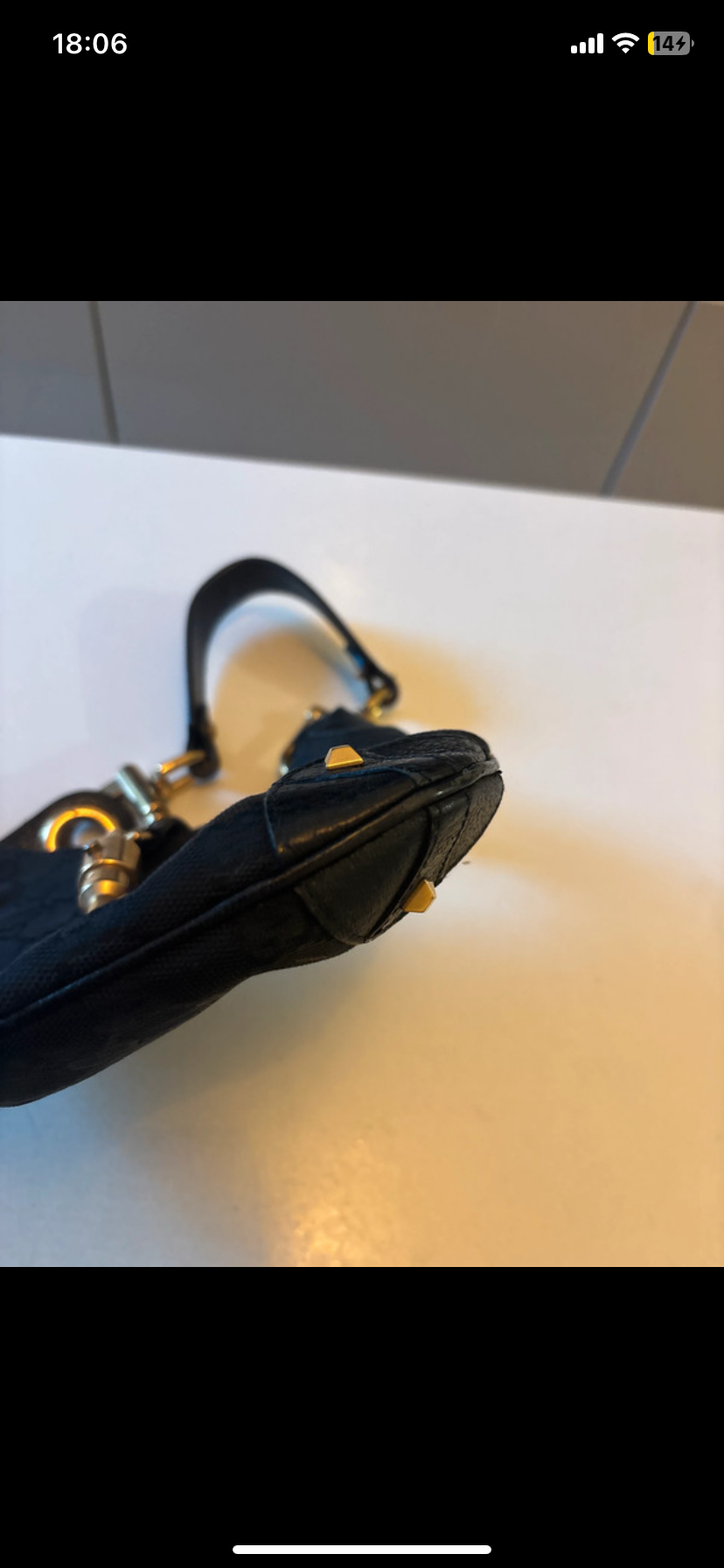 Gucci new Jackie mini era Frida Giannini monogram nero