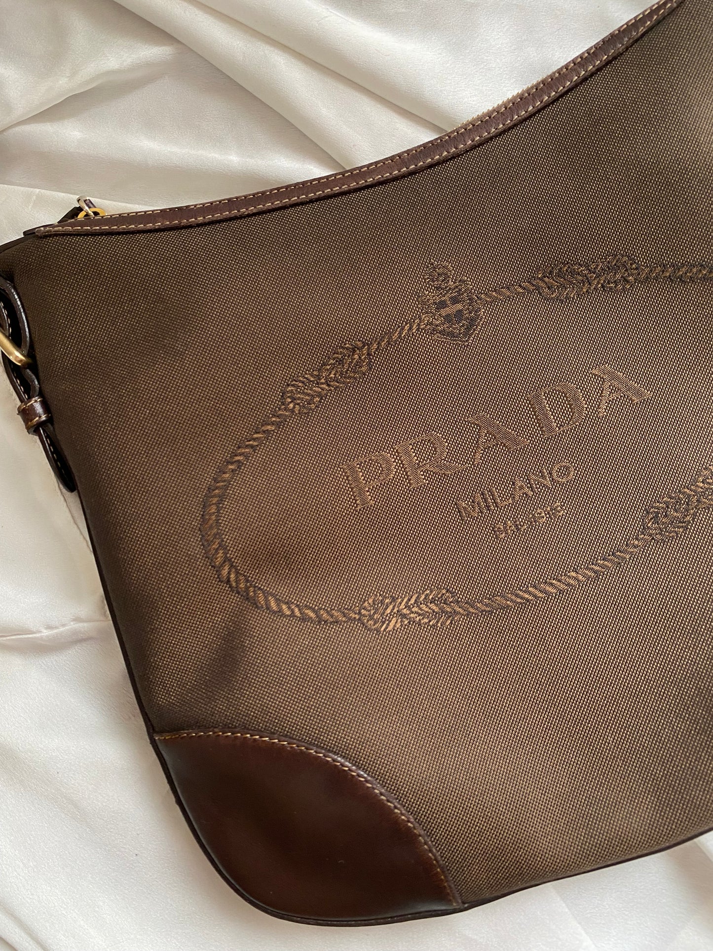 Prada hobo chocolate