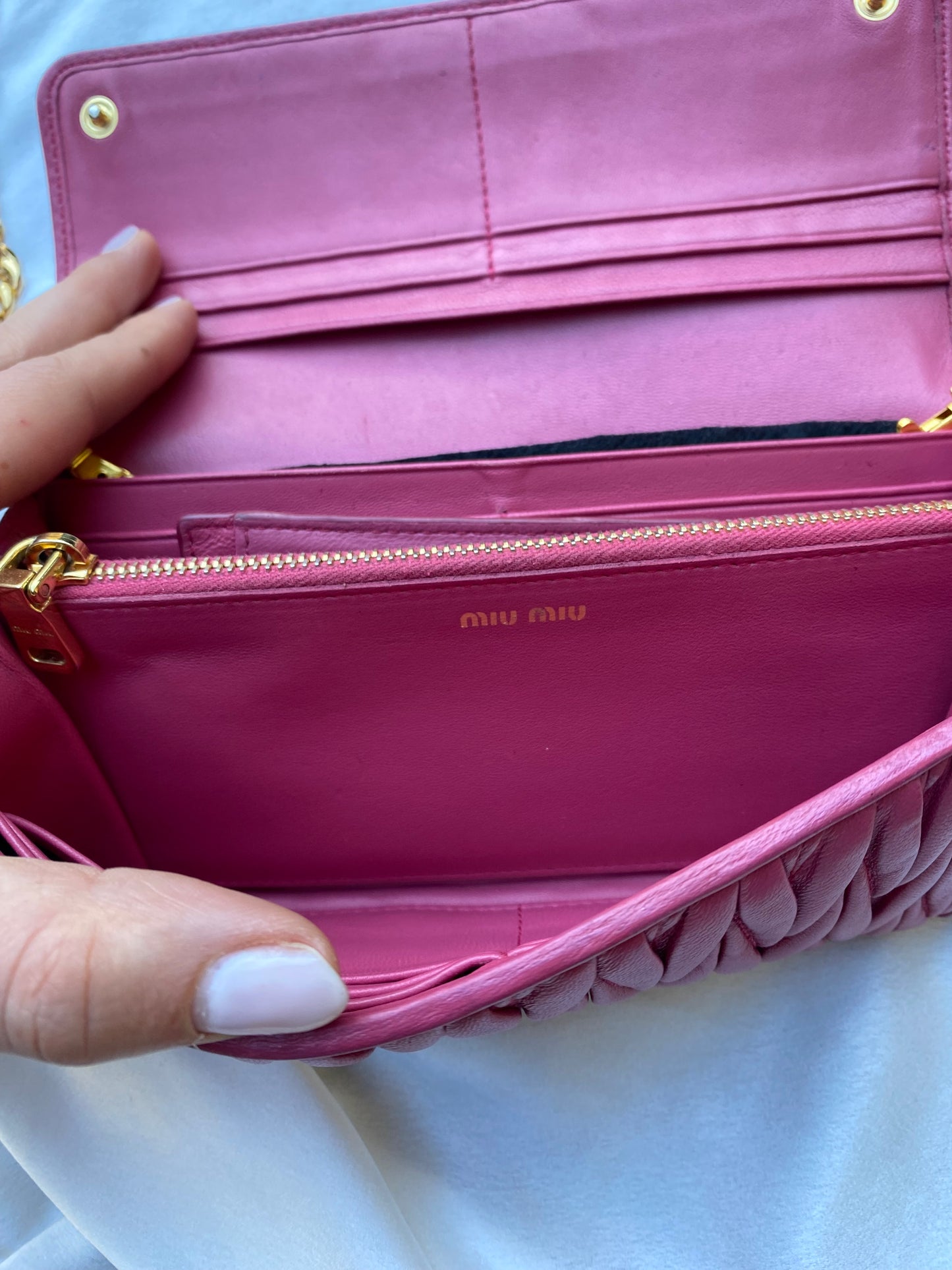 Miu miu pochette peonia