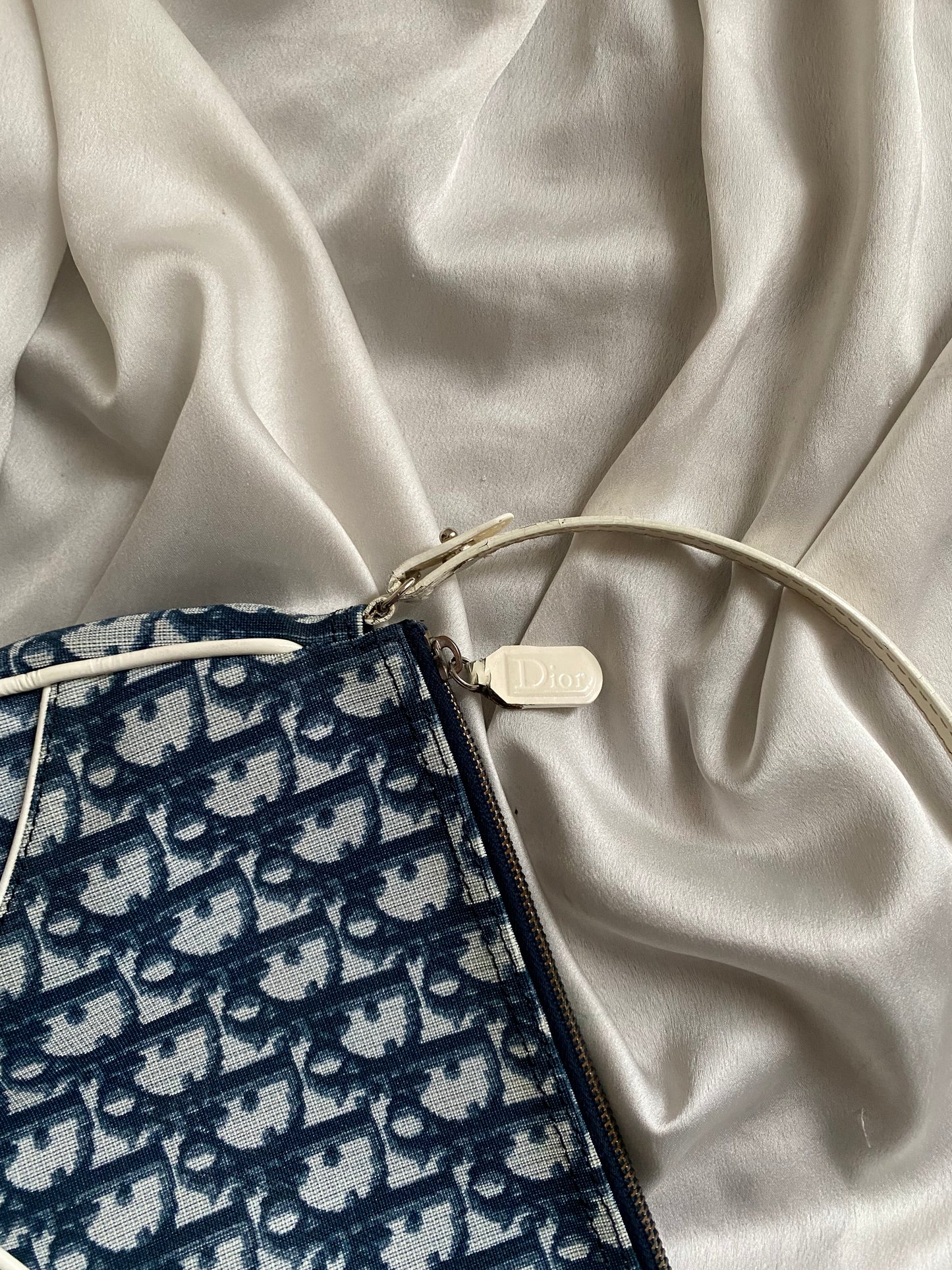 Dior mini saddle monogram blue
