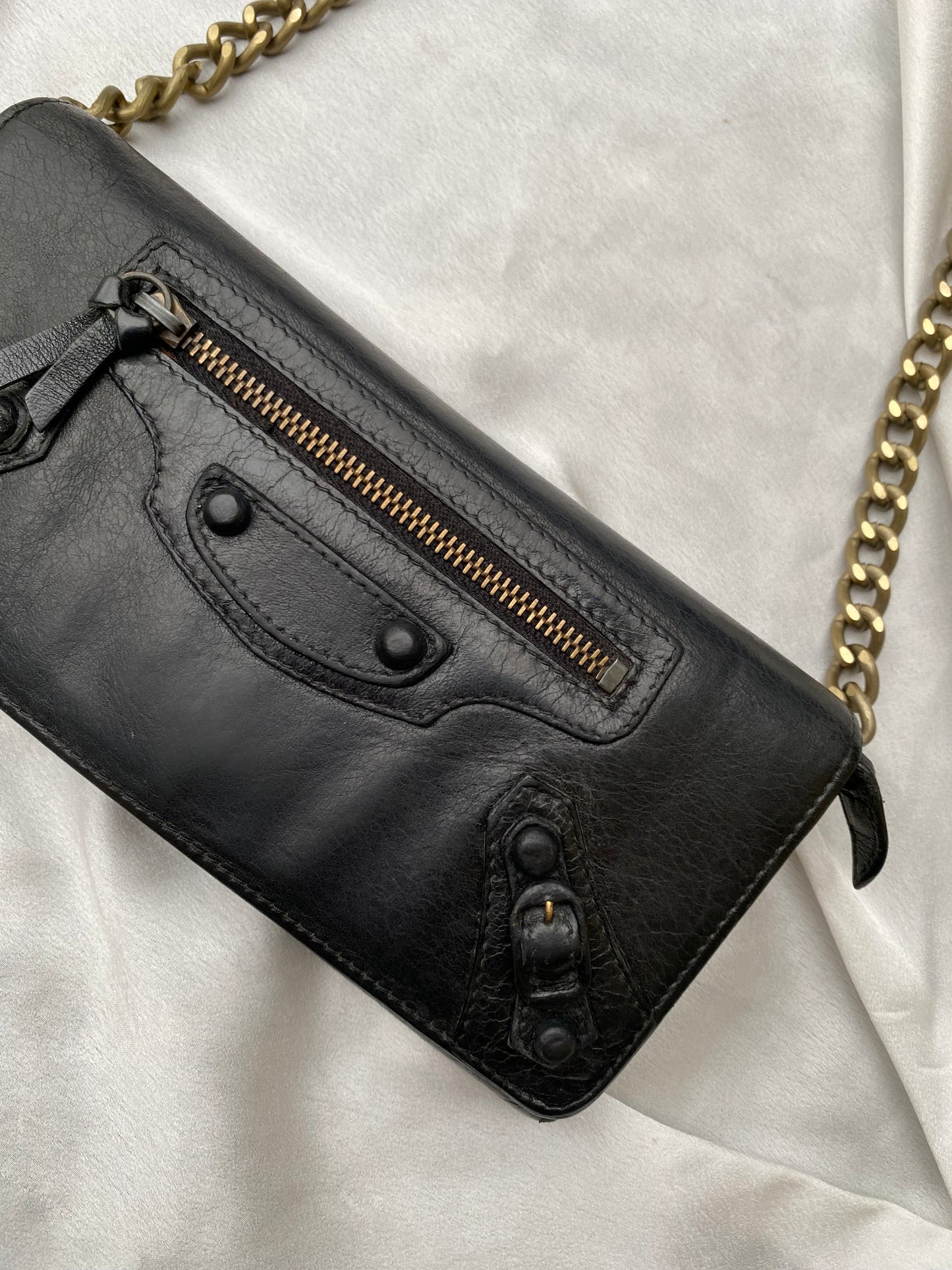 Balenciaga black pochette