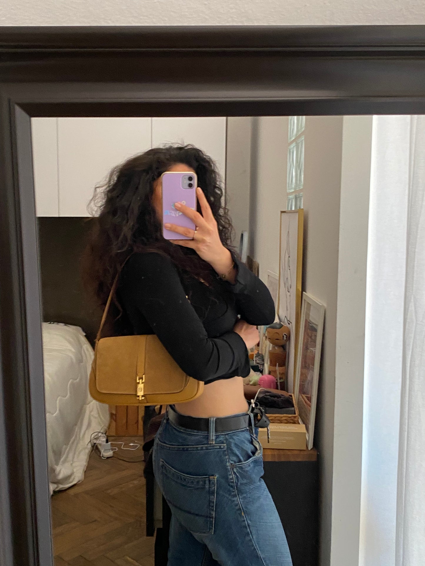 Gucci Jackie camoscio