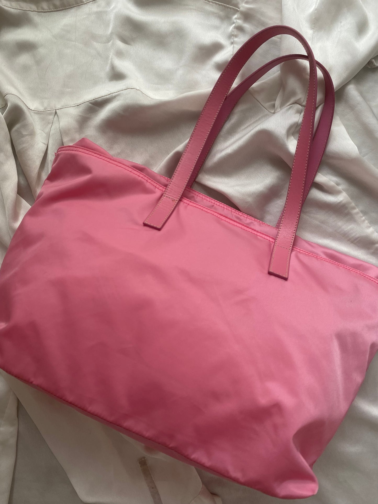 Prada tote nylon pink