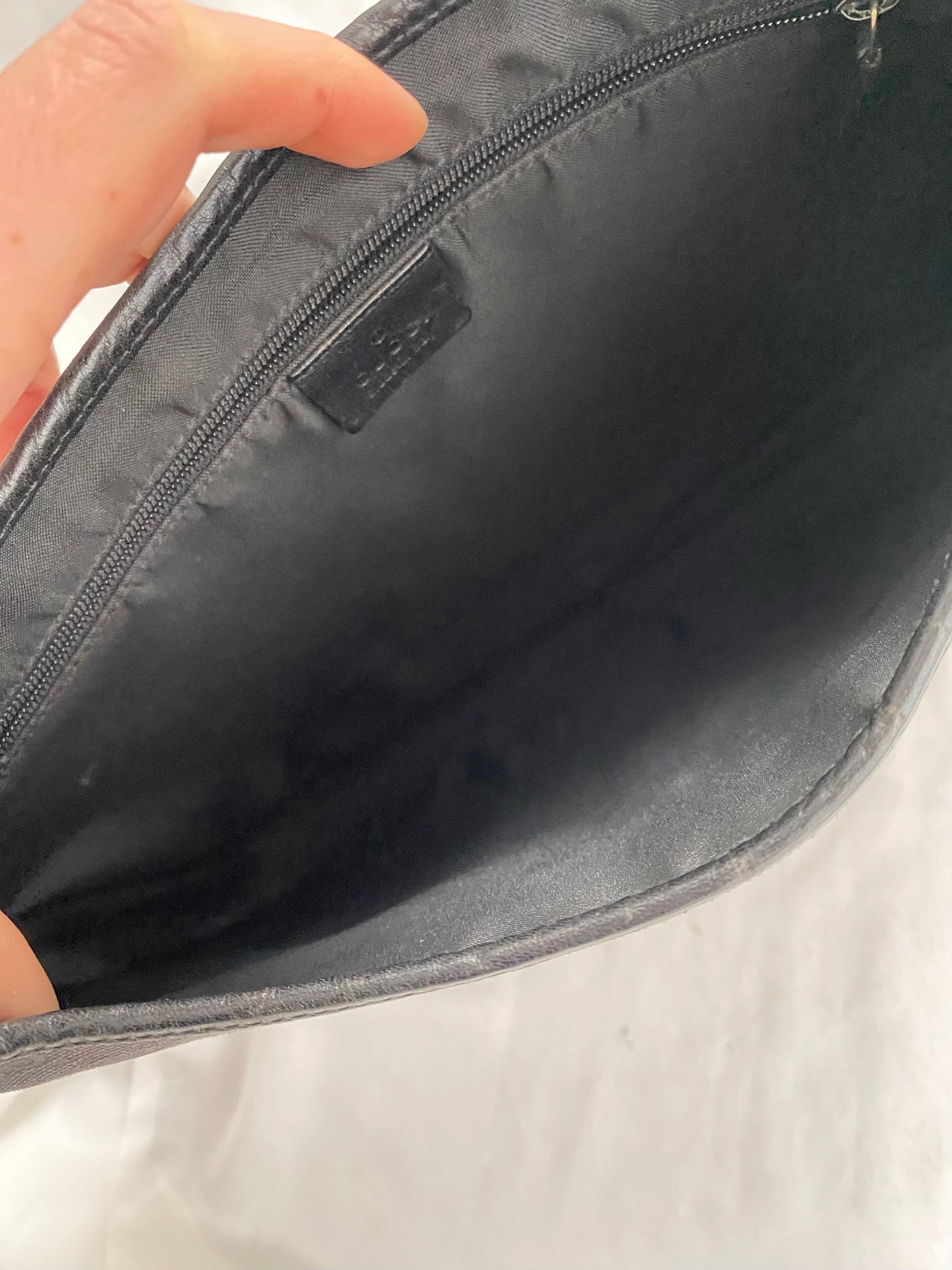 Gucci Jackie monogram nero hardware argento era Tom Ford