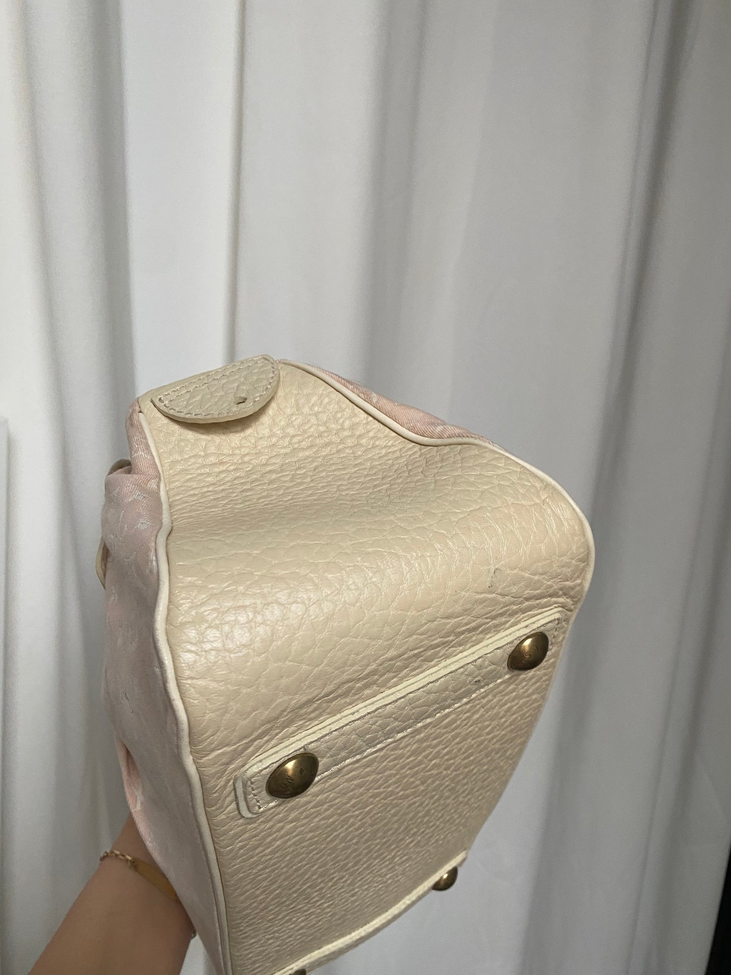 Louis Vuitton Mini Lin Trapeze PM denim rosa