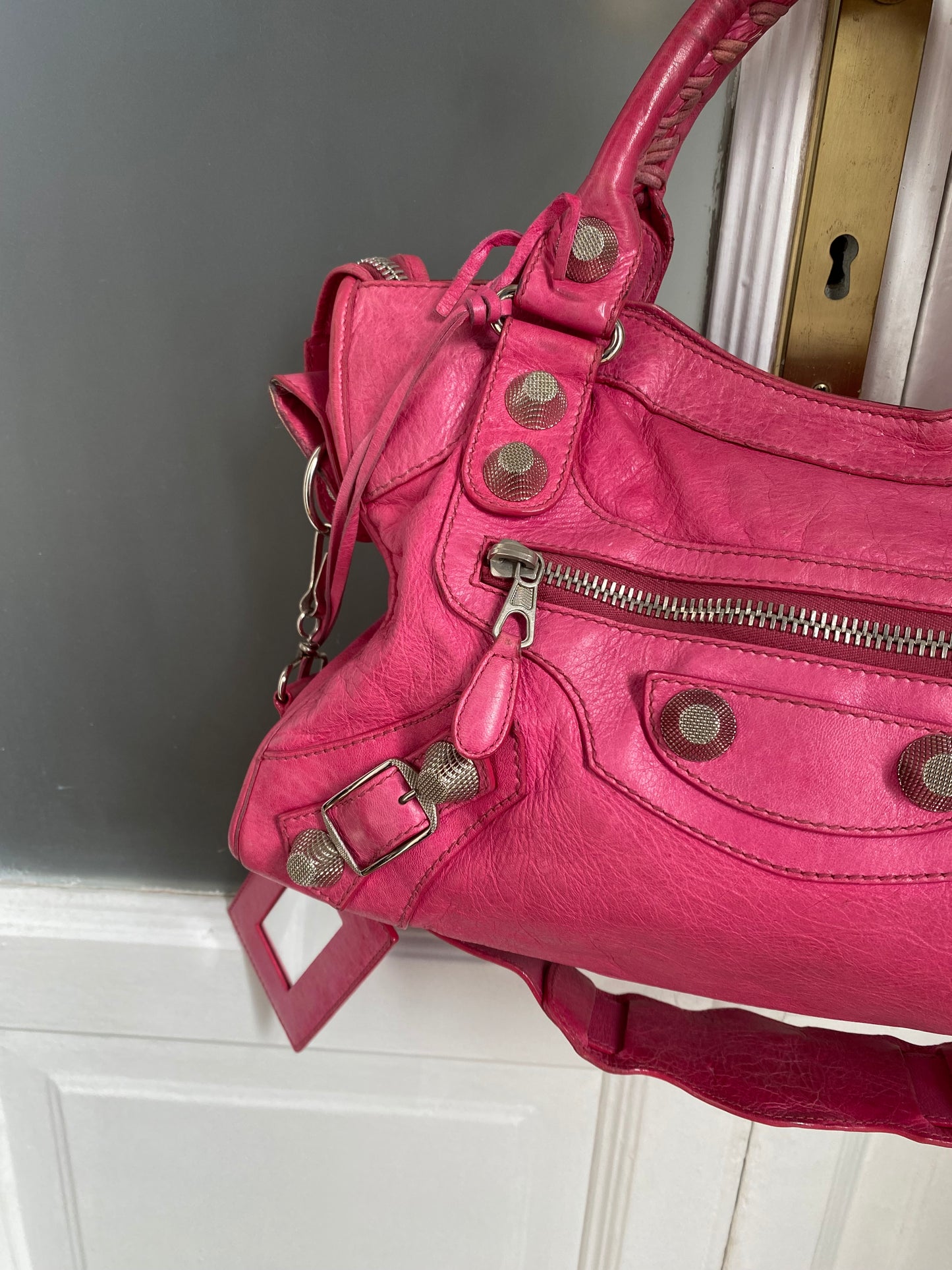Balenciaga classic city rosa sorbet