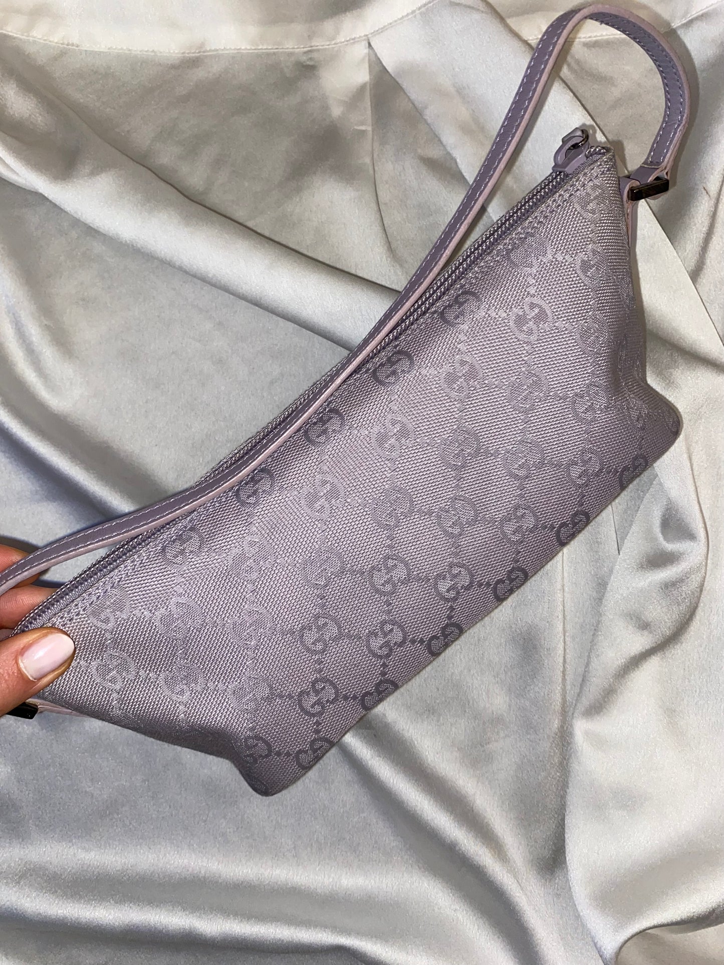 Gucci boat baguette lilla