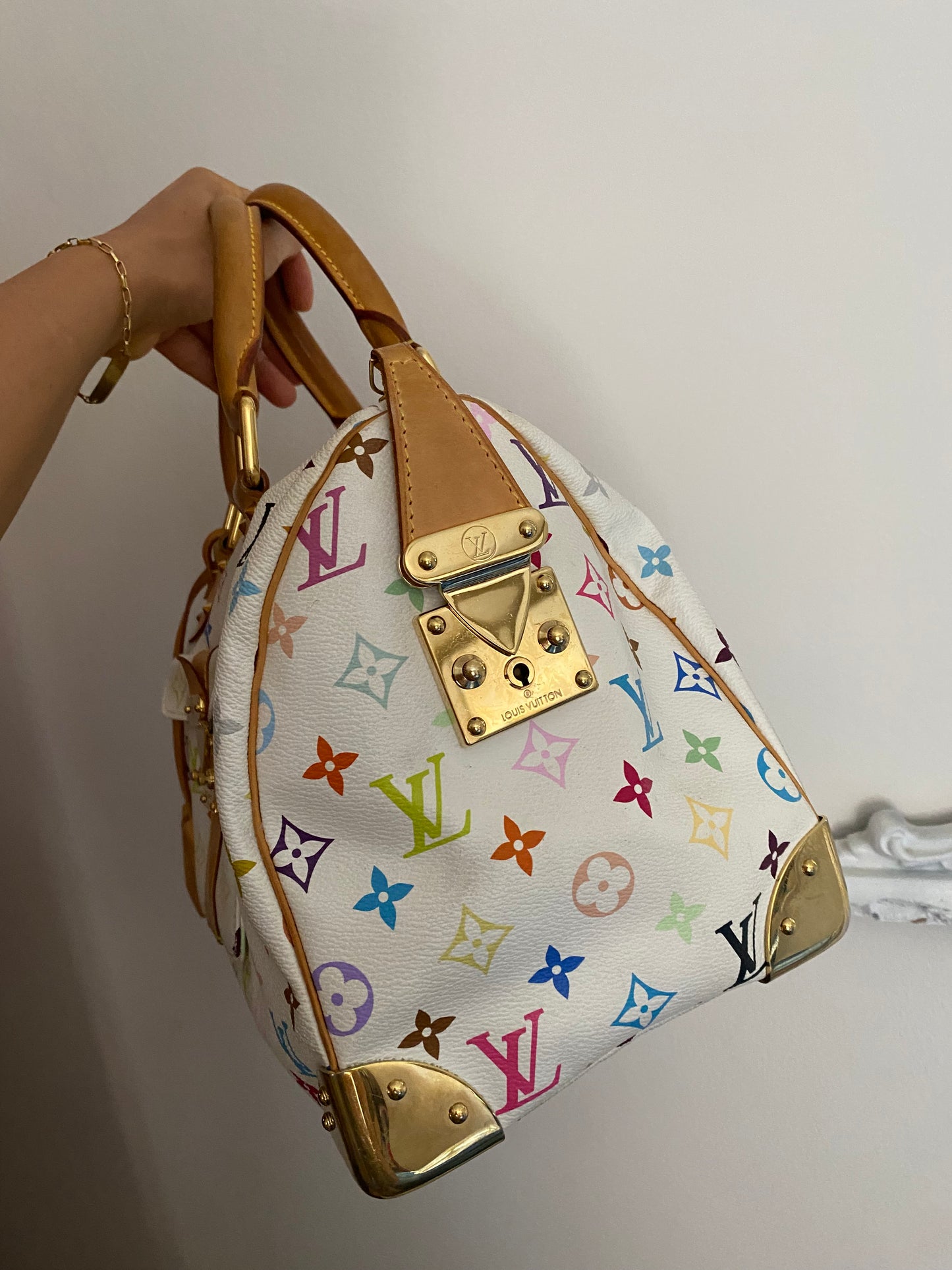 Louis Vuitton multicolor speedy 30 edizione limitata Takashi Murakami
