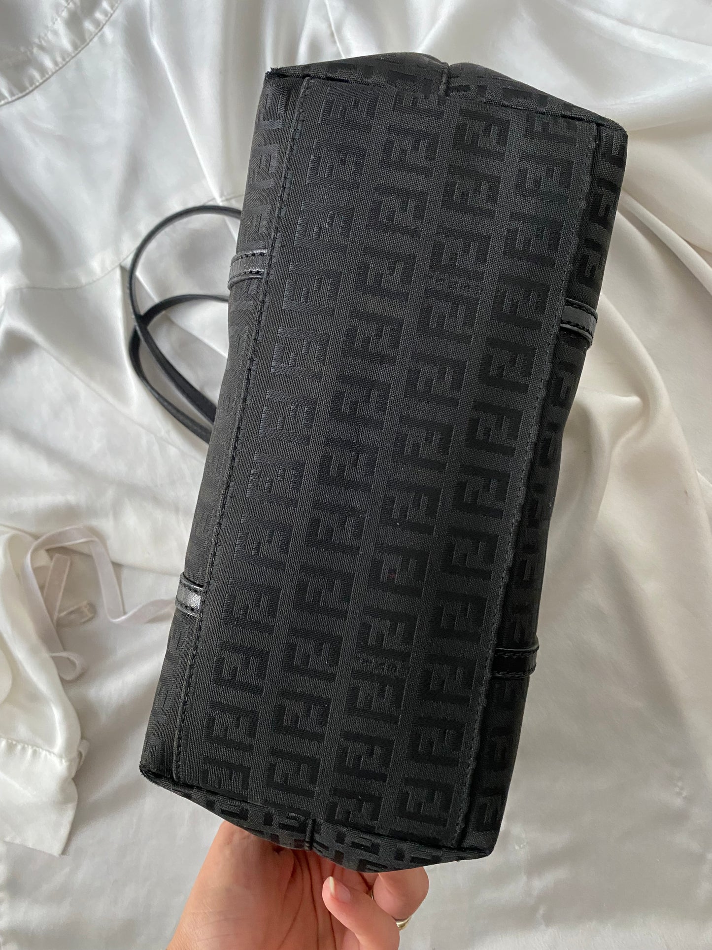 Fendi superstar mini shopping tote monogram zucchino