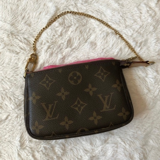 Louis Vuitton mini pochette accessoire monogram ottime condizioni