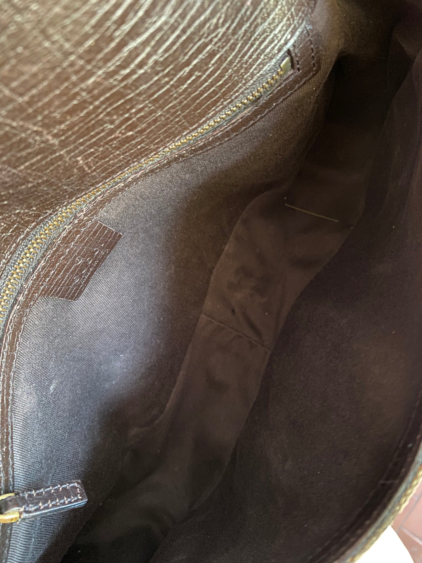 Gucci horsebit monogram beige