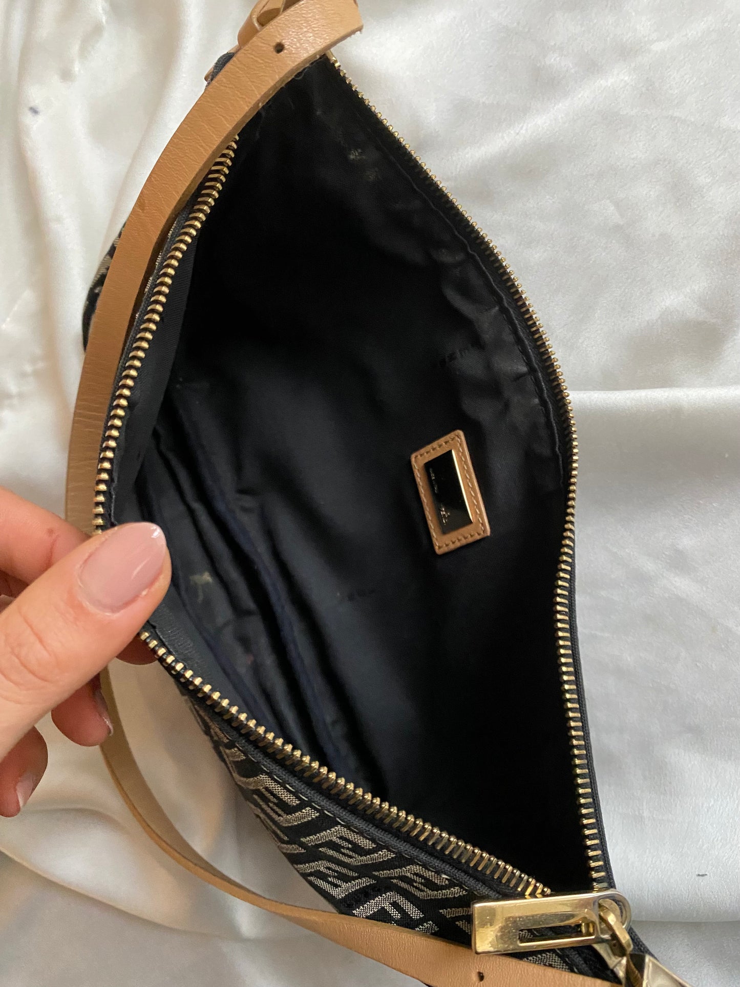Fendi baguette half moon