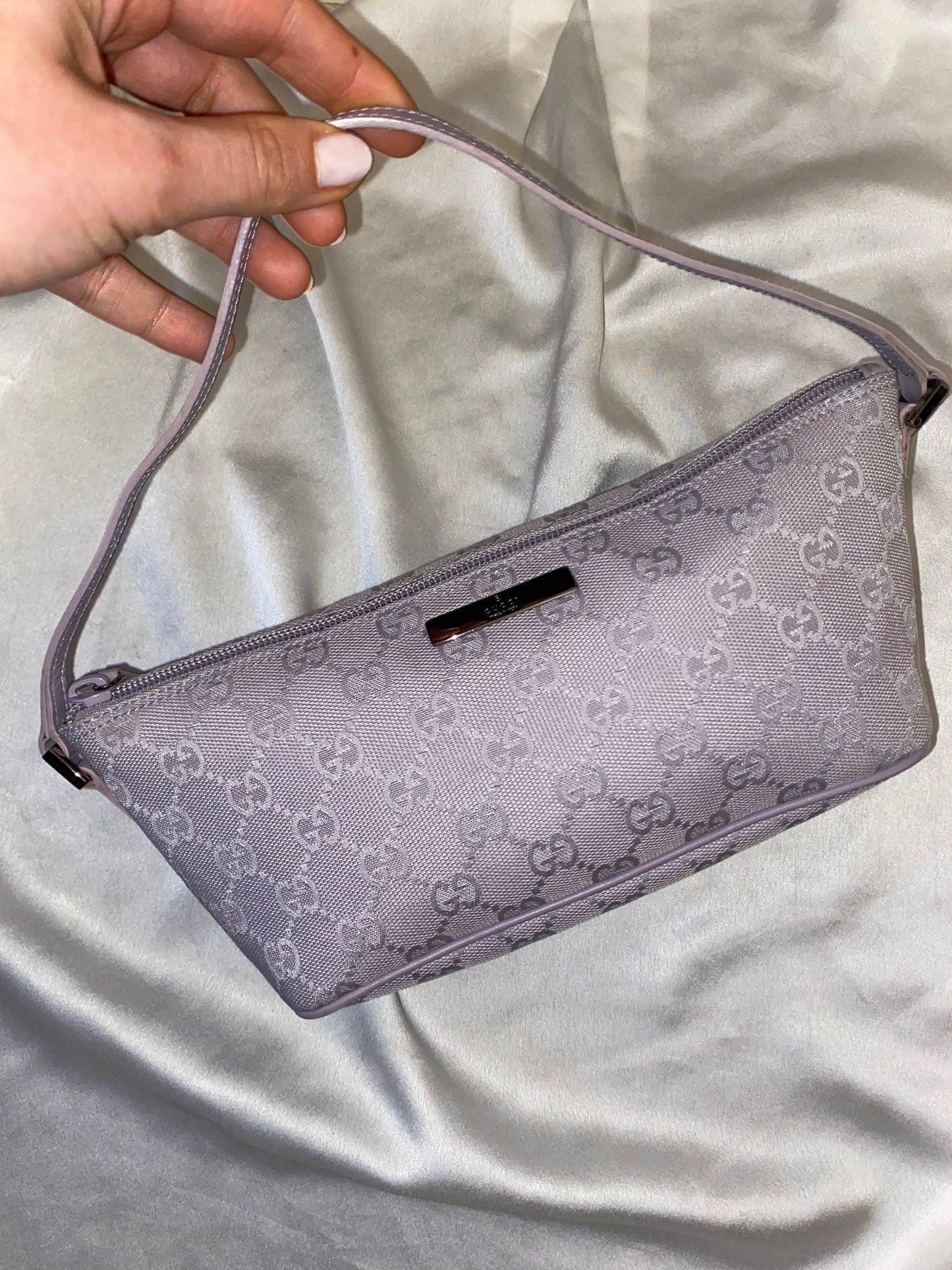 Gucci boat baguette lilla