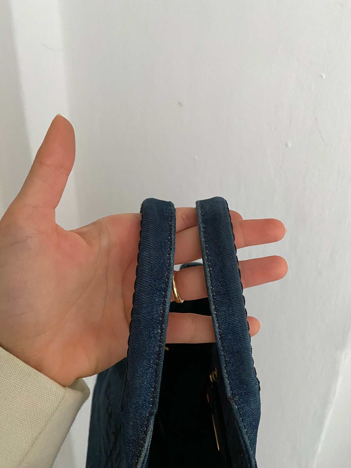 Prada tote in denim