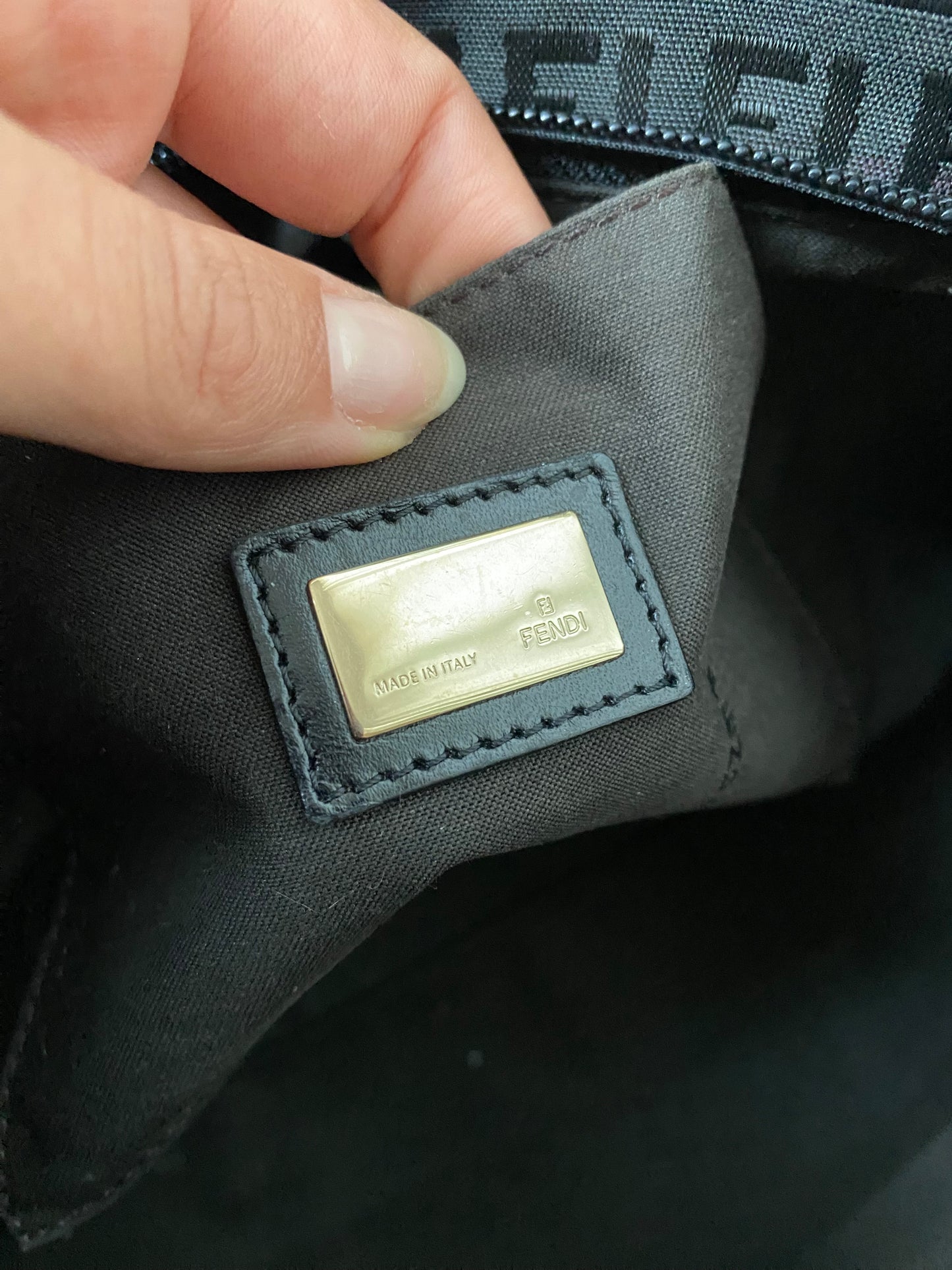 Fendi superstar mini shopping tote monogram zucchino
