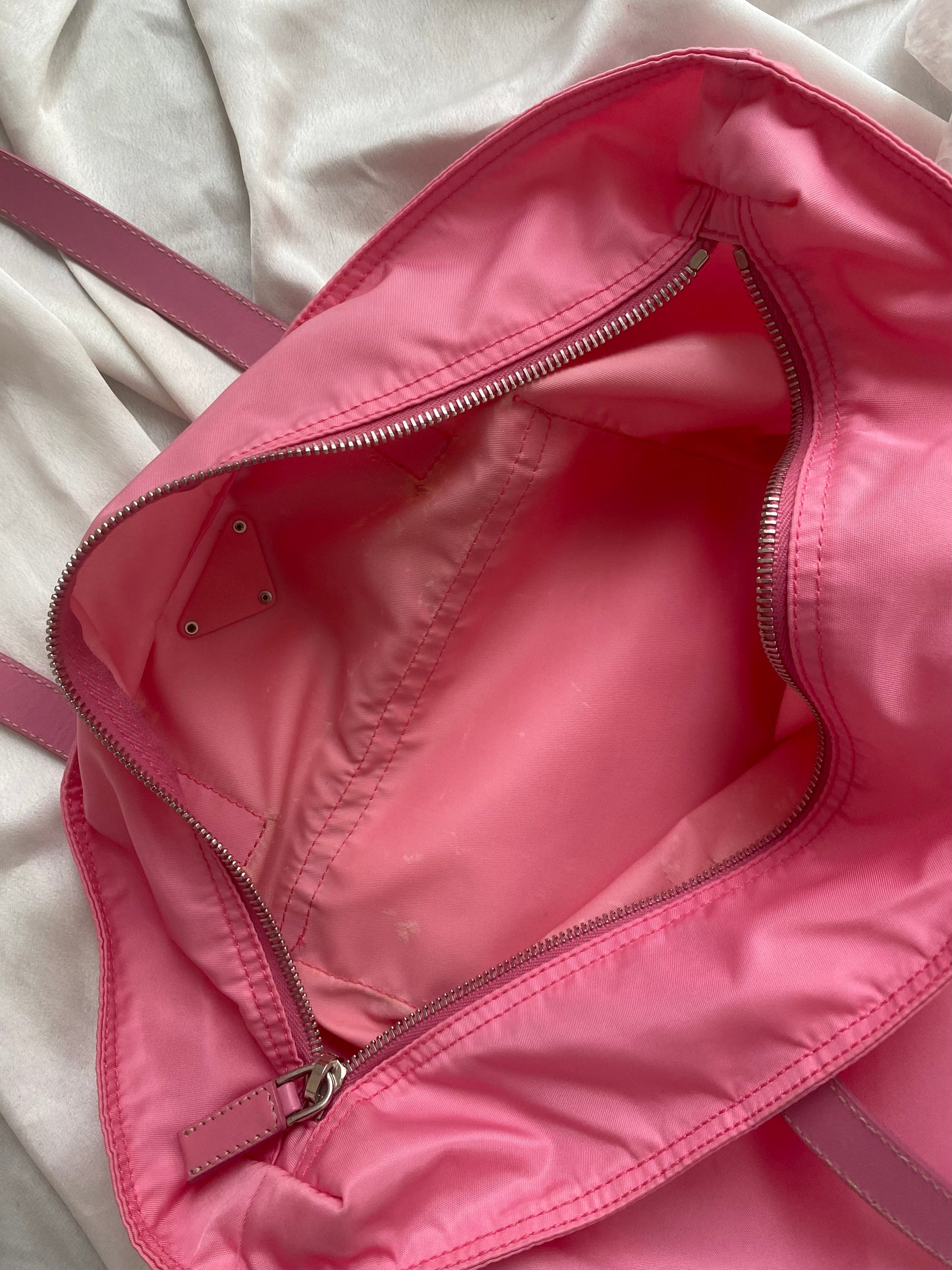 Prada tote nylon pink