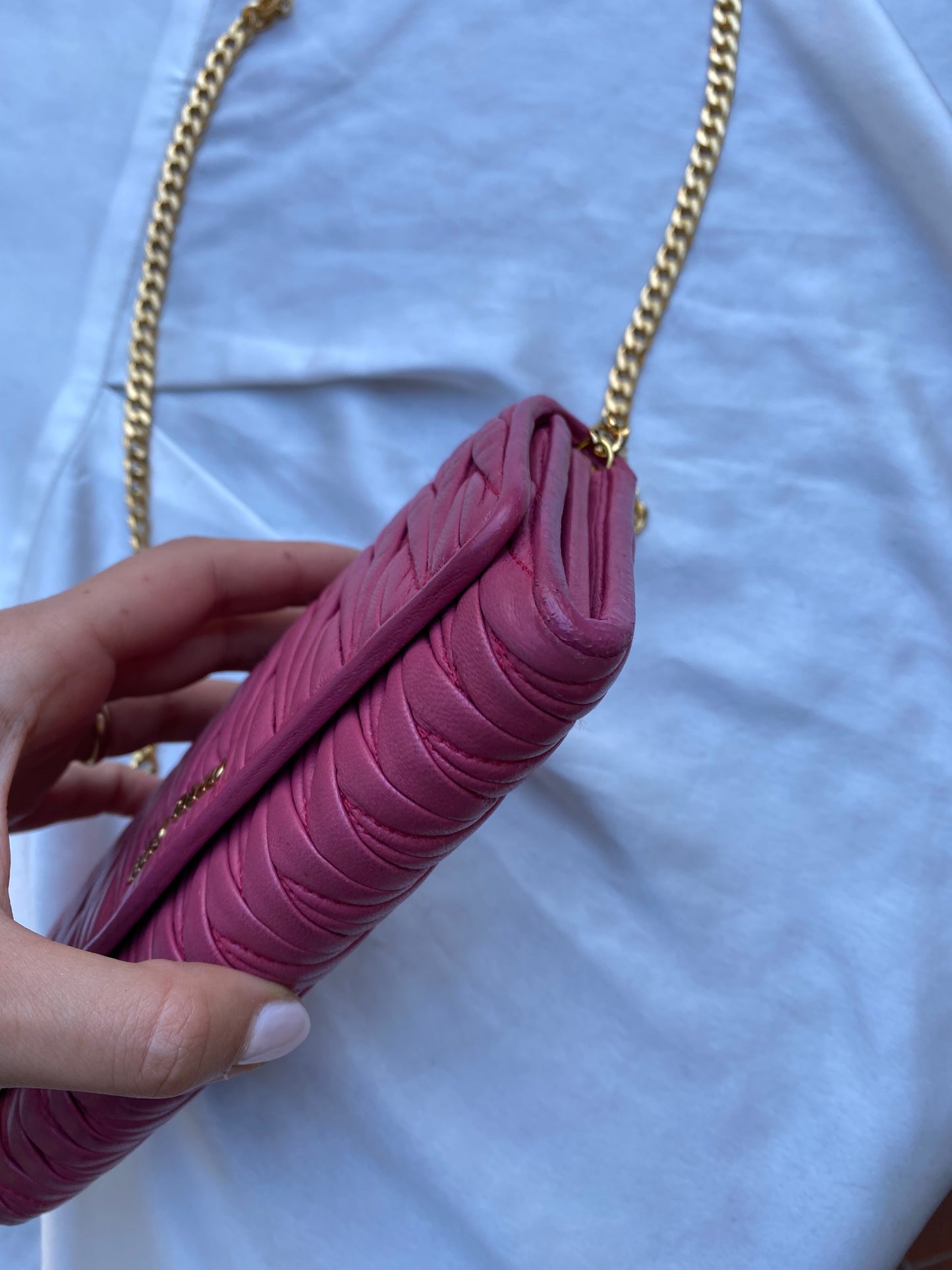 Miu miu pochette peonia