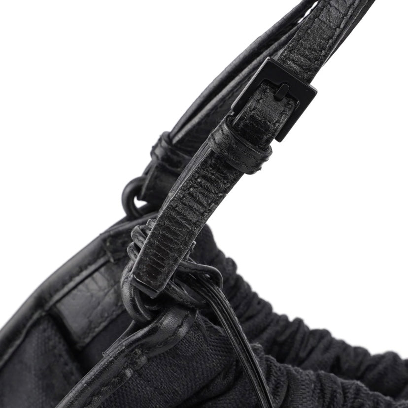 Gucci black monogram hobo