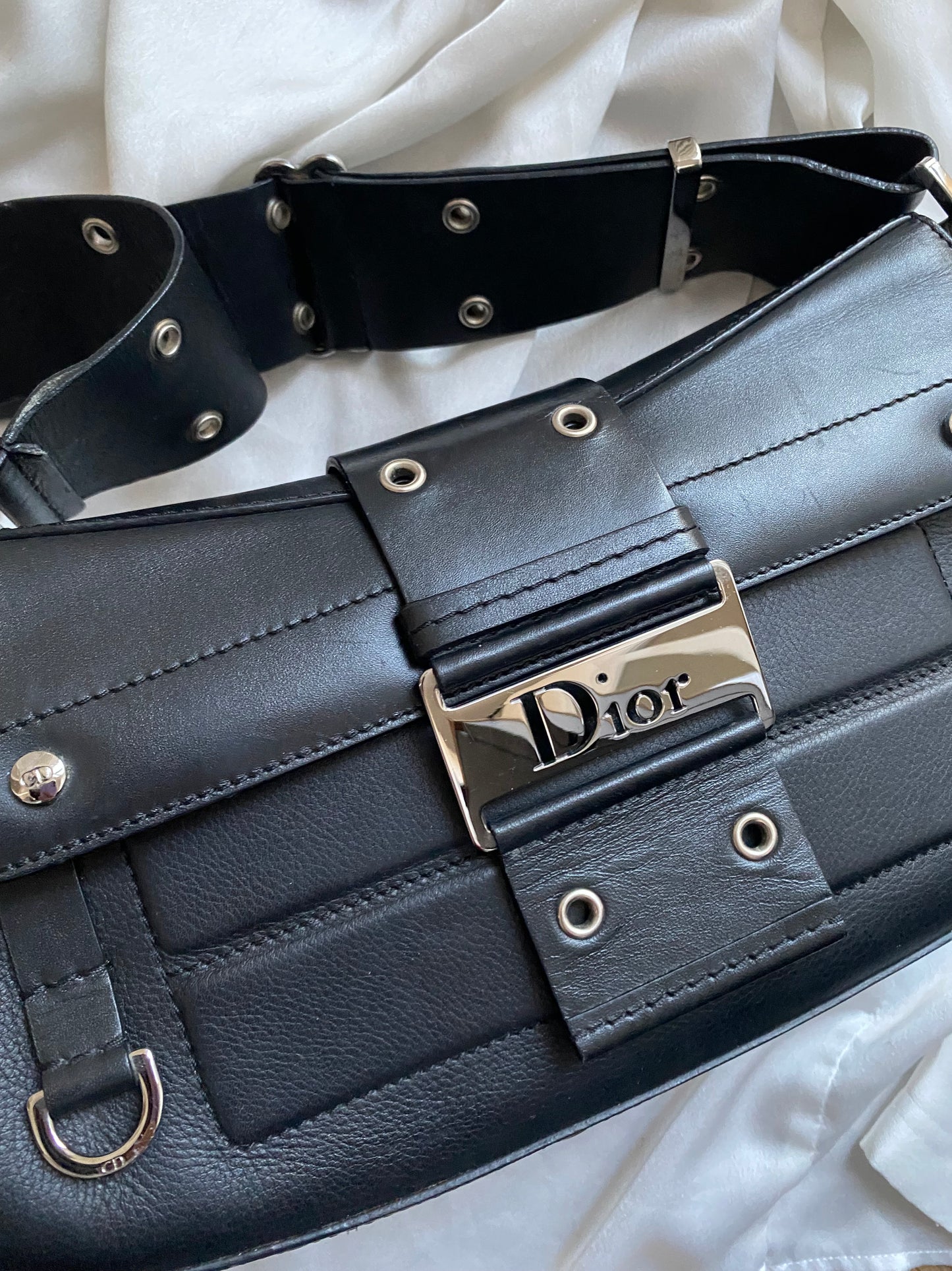Dior columbus street chic pelle nera